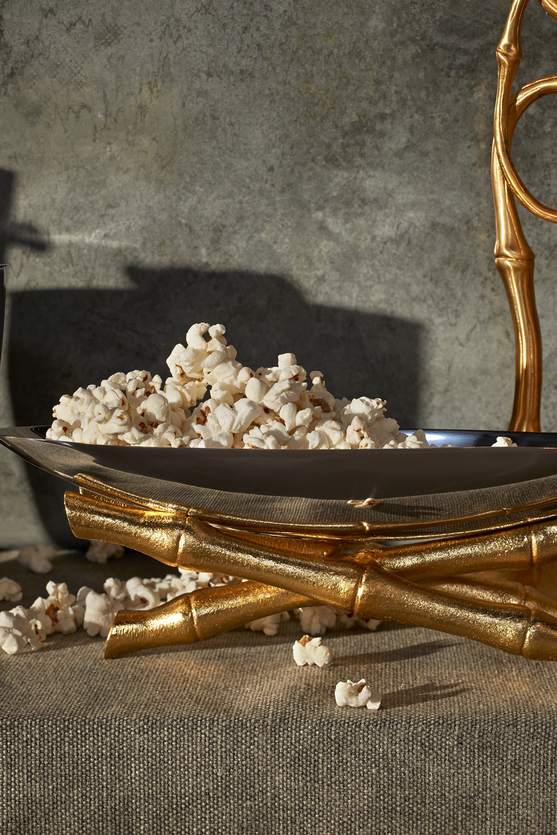 وعاء تقديم صغير بتصميم بامبو