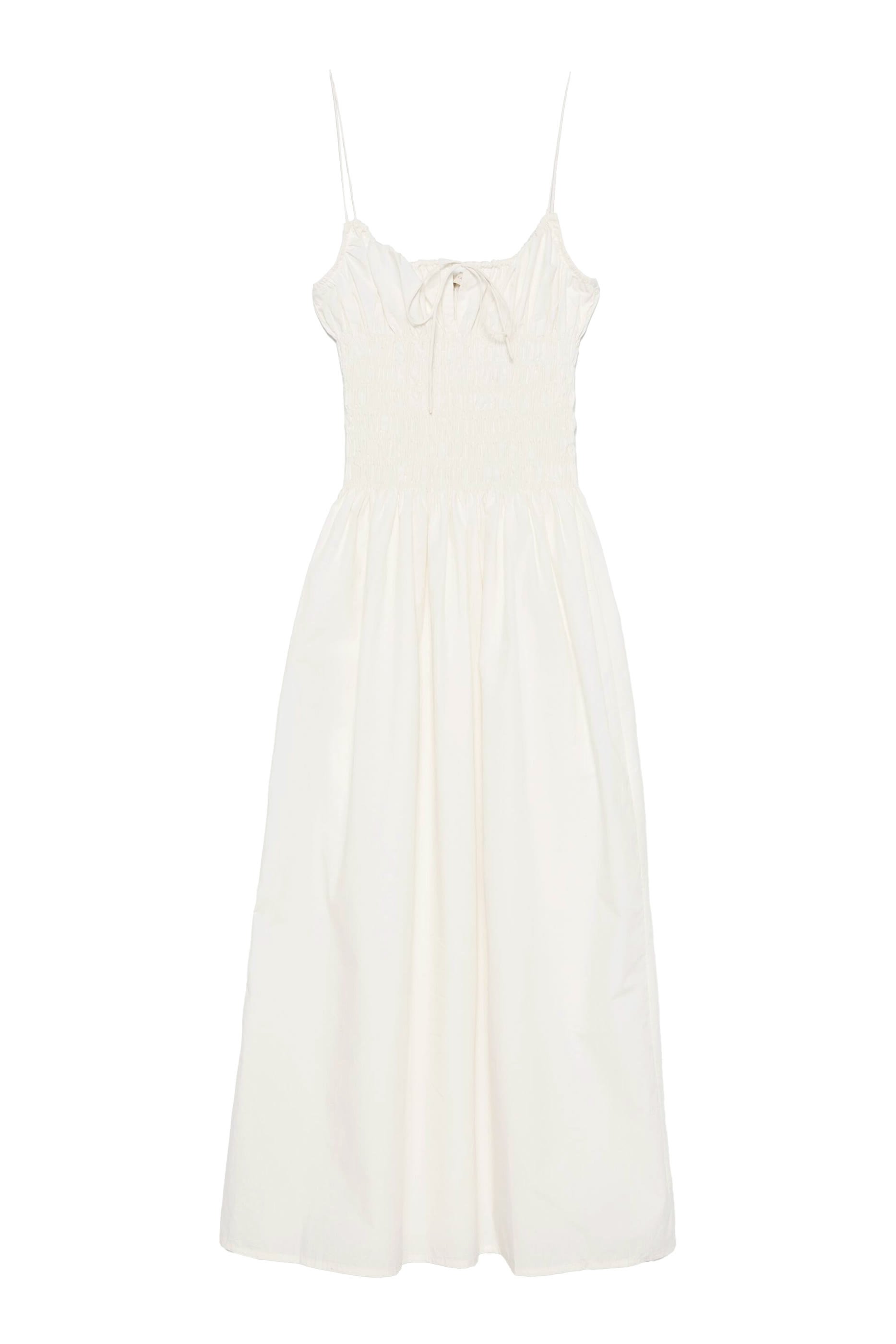 فستان آية طويل بحمالات رفيعة