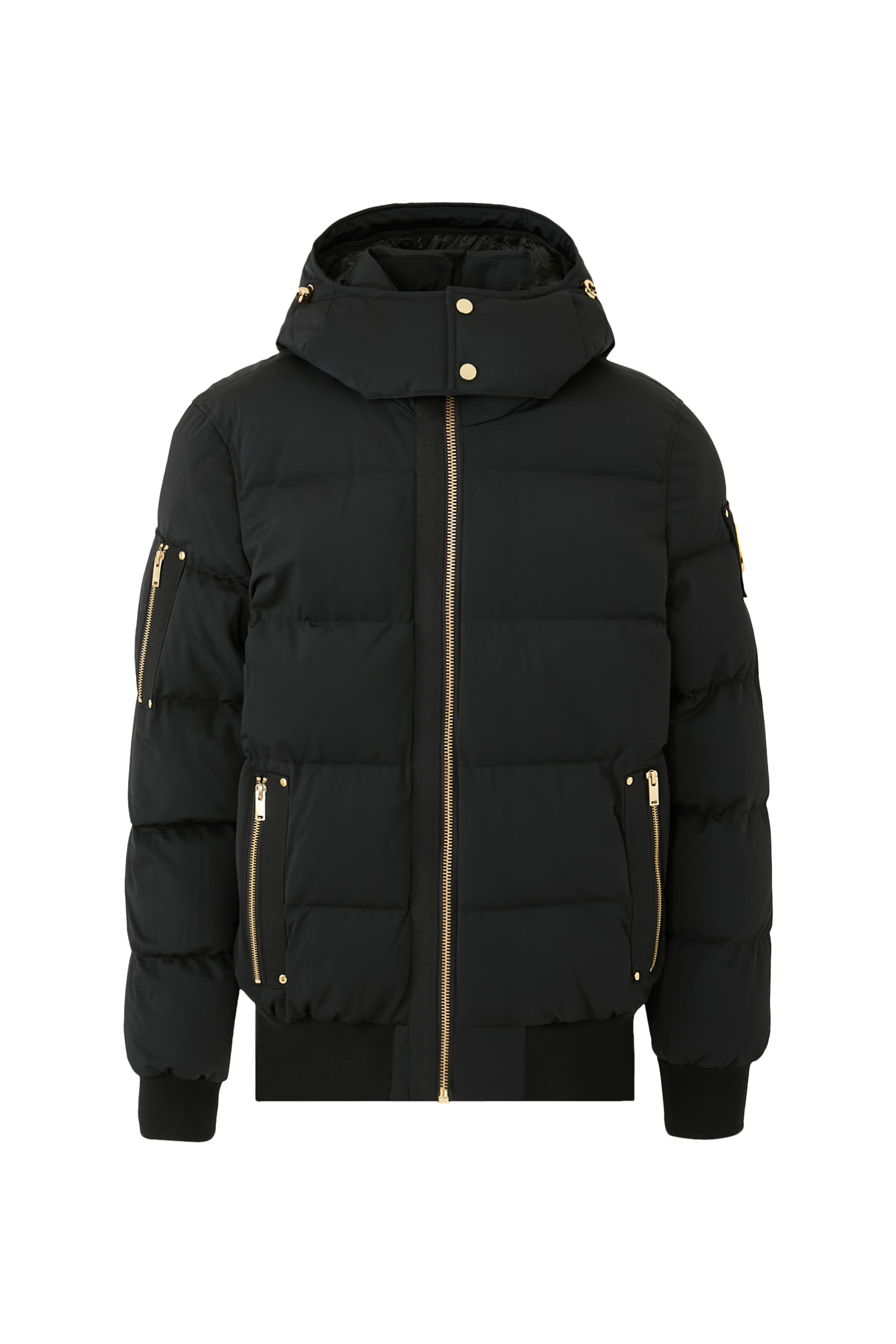 جاكيت بومبر ستاغ مبطن بالزغب بحافة فرو