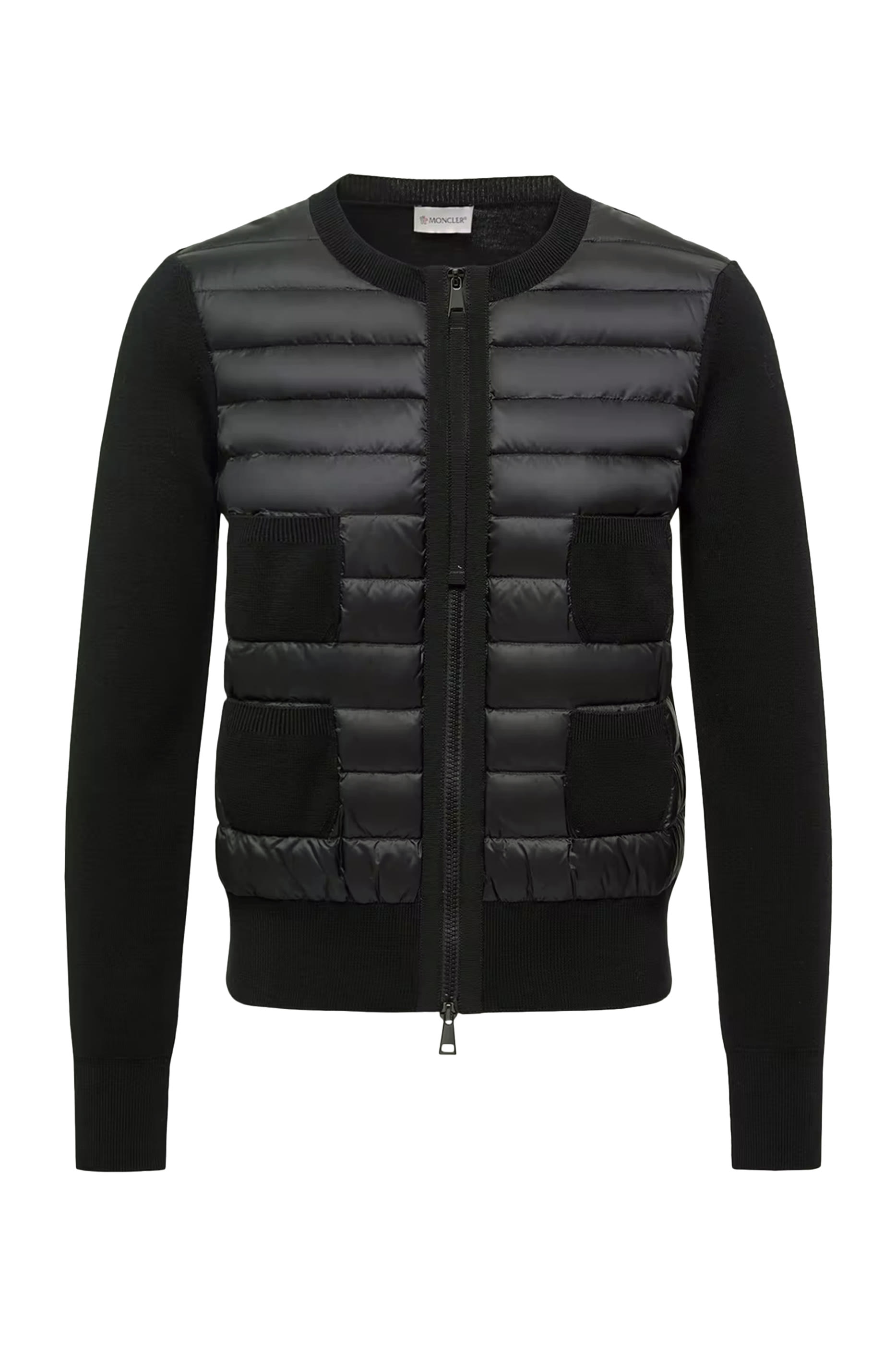 كارديجان مبطن بسحاب صوف