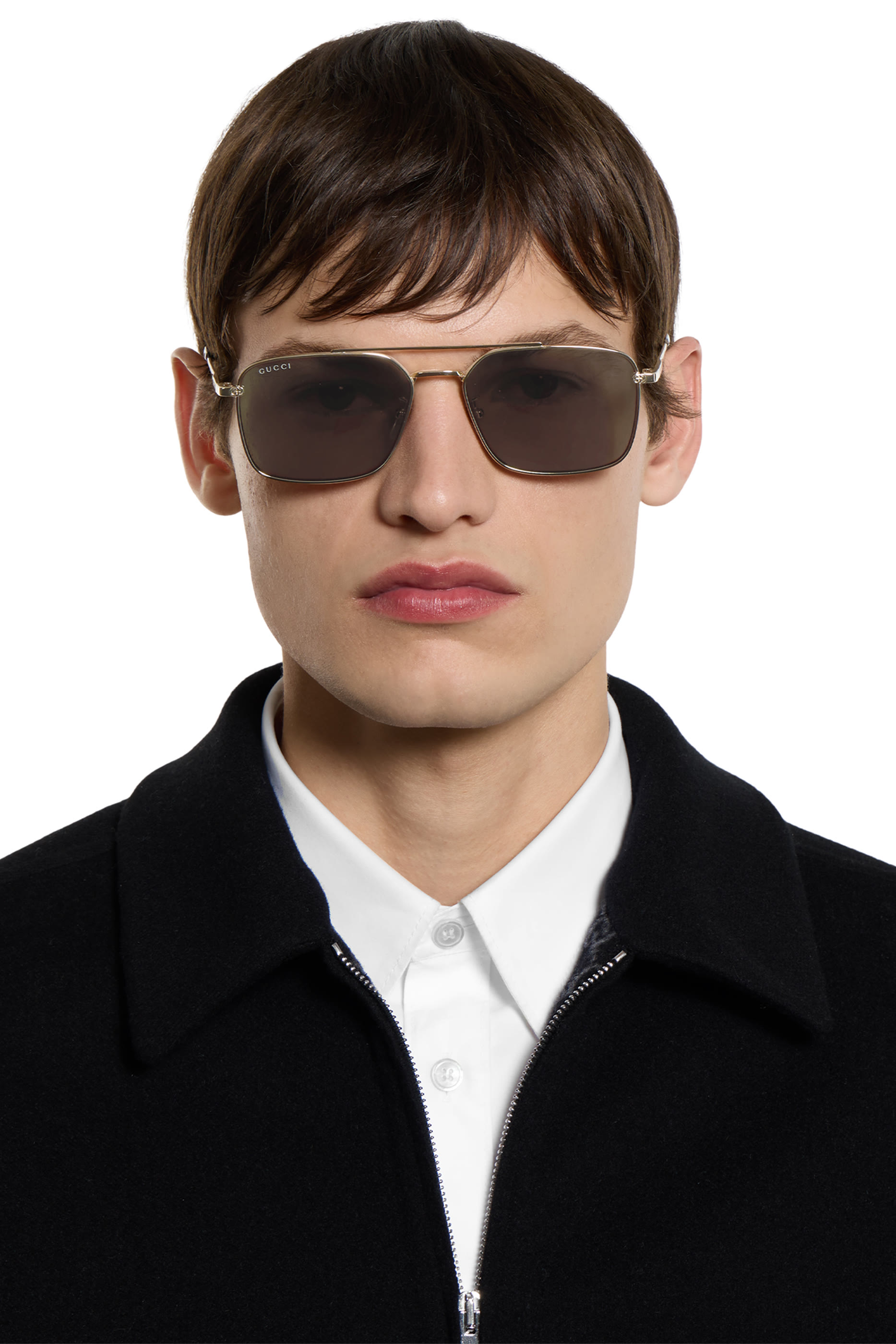 GG1957SA Specialized-Fit Rectangular Sunglasses