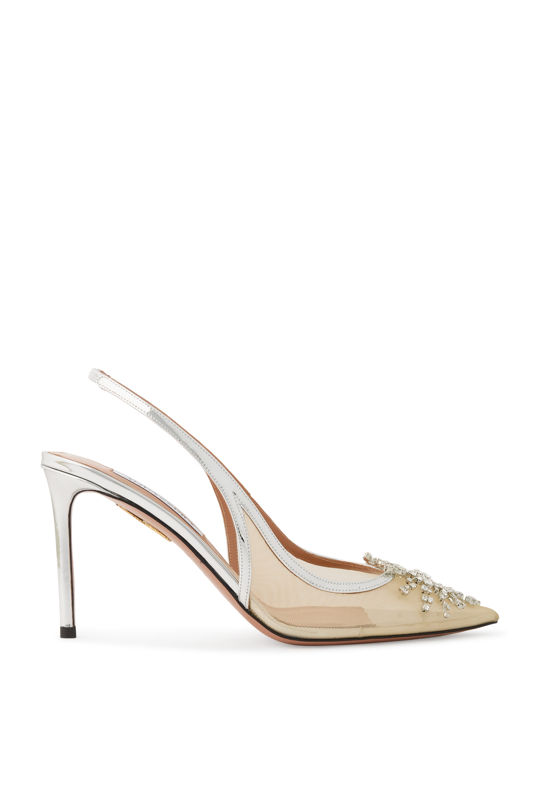 حذاء كلاسيك 85 بسير خلفي مرصع بالكريستال على شكل ألعاب نارية