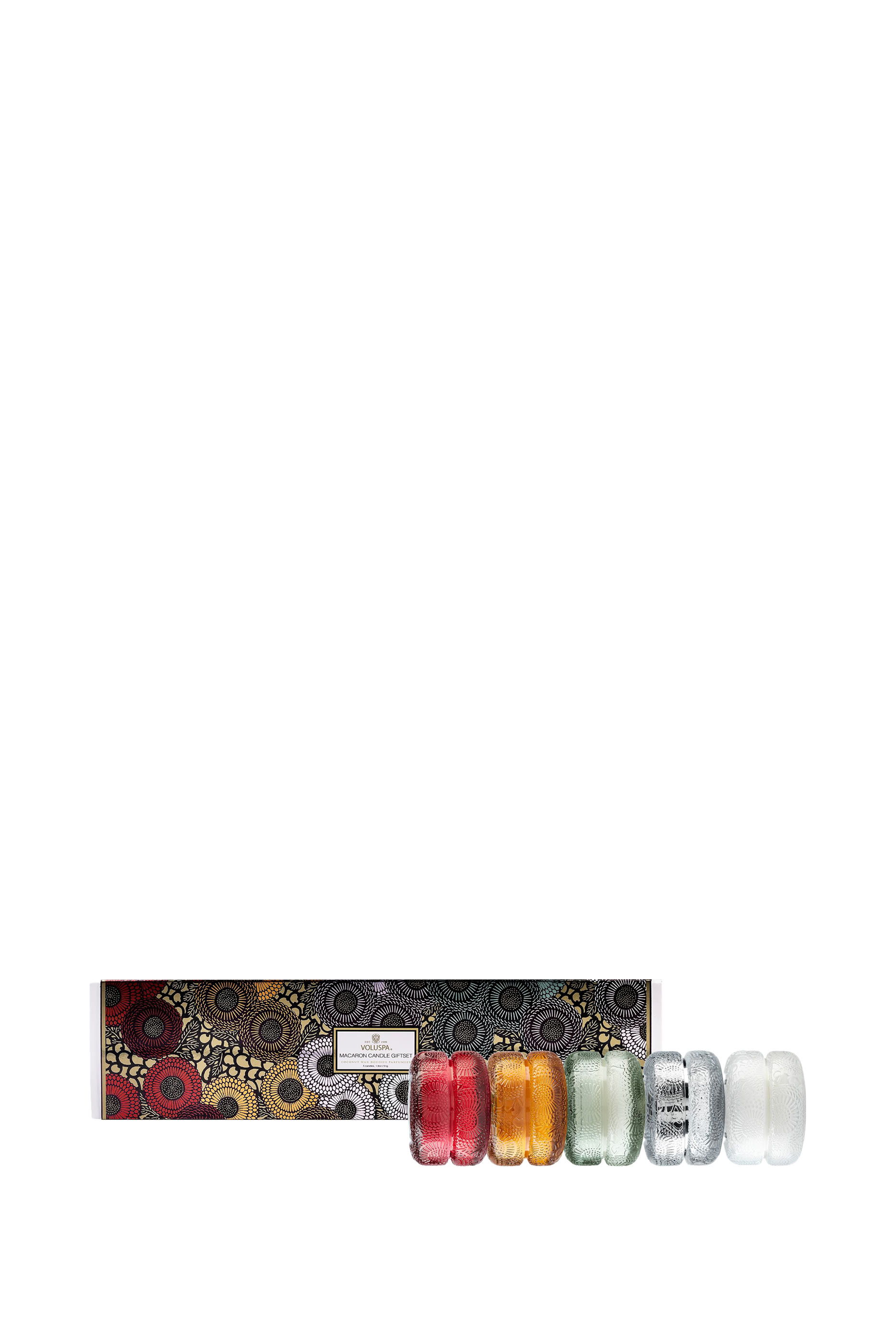 مجموعة هدايا 5 شموع جابونيكا ماكارون