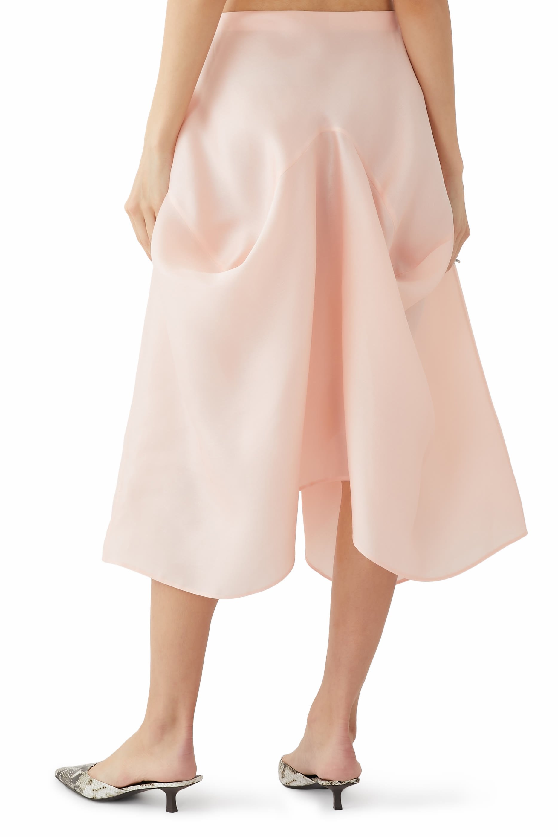 تنورة سوير متوسطة الطول