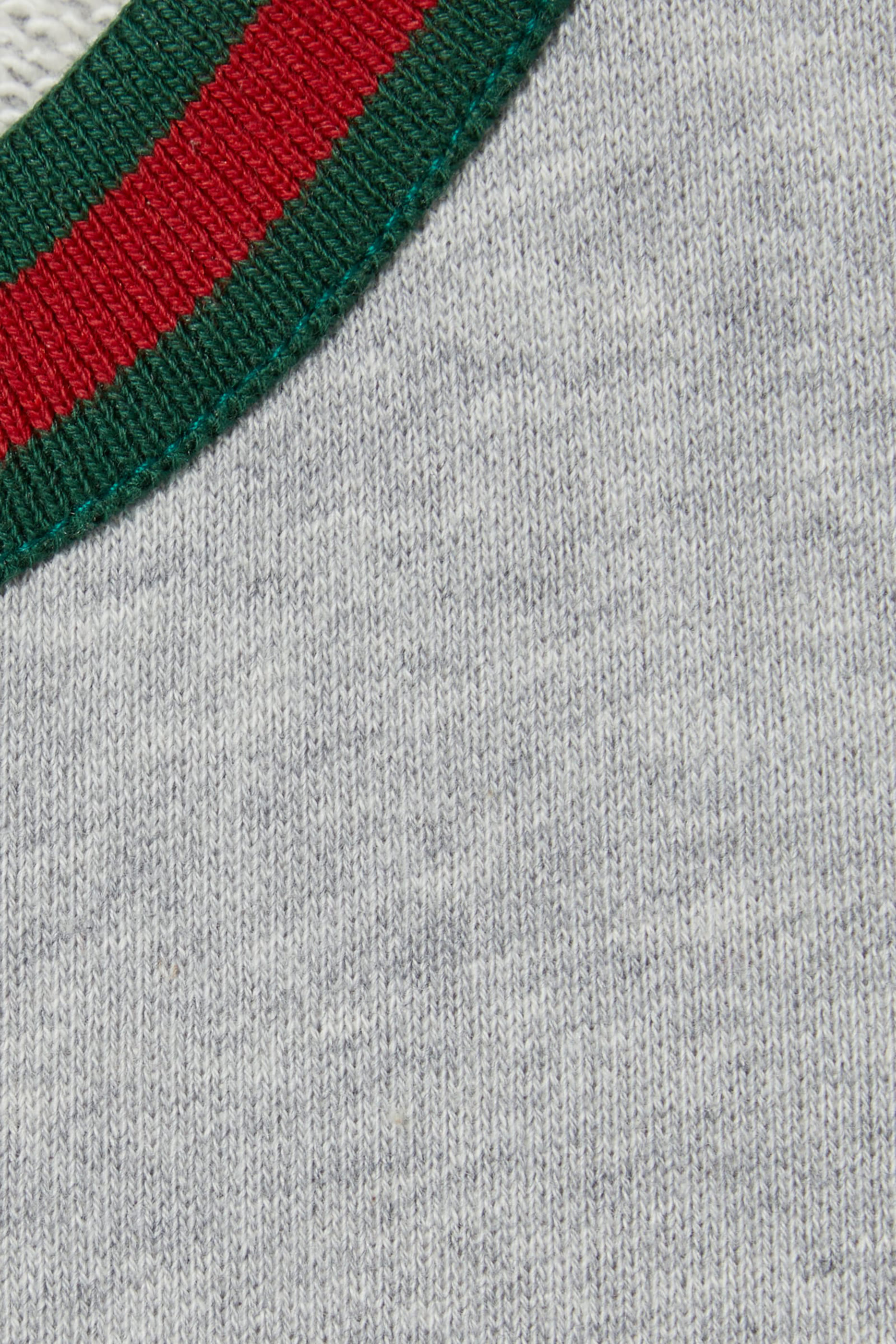 فستان قطن بحلية بشعار الماركة للأطفال