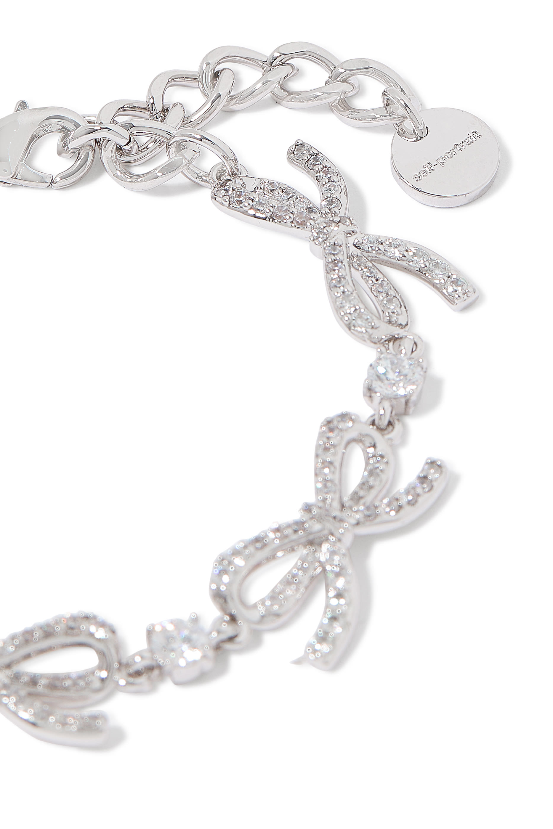 سوار بفيونكة مرصعة بكريستال