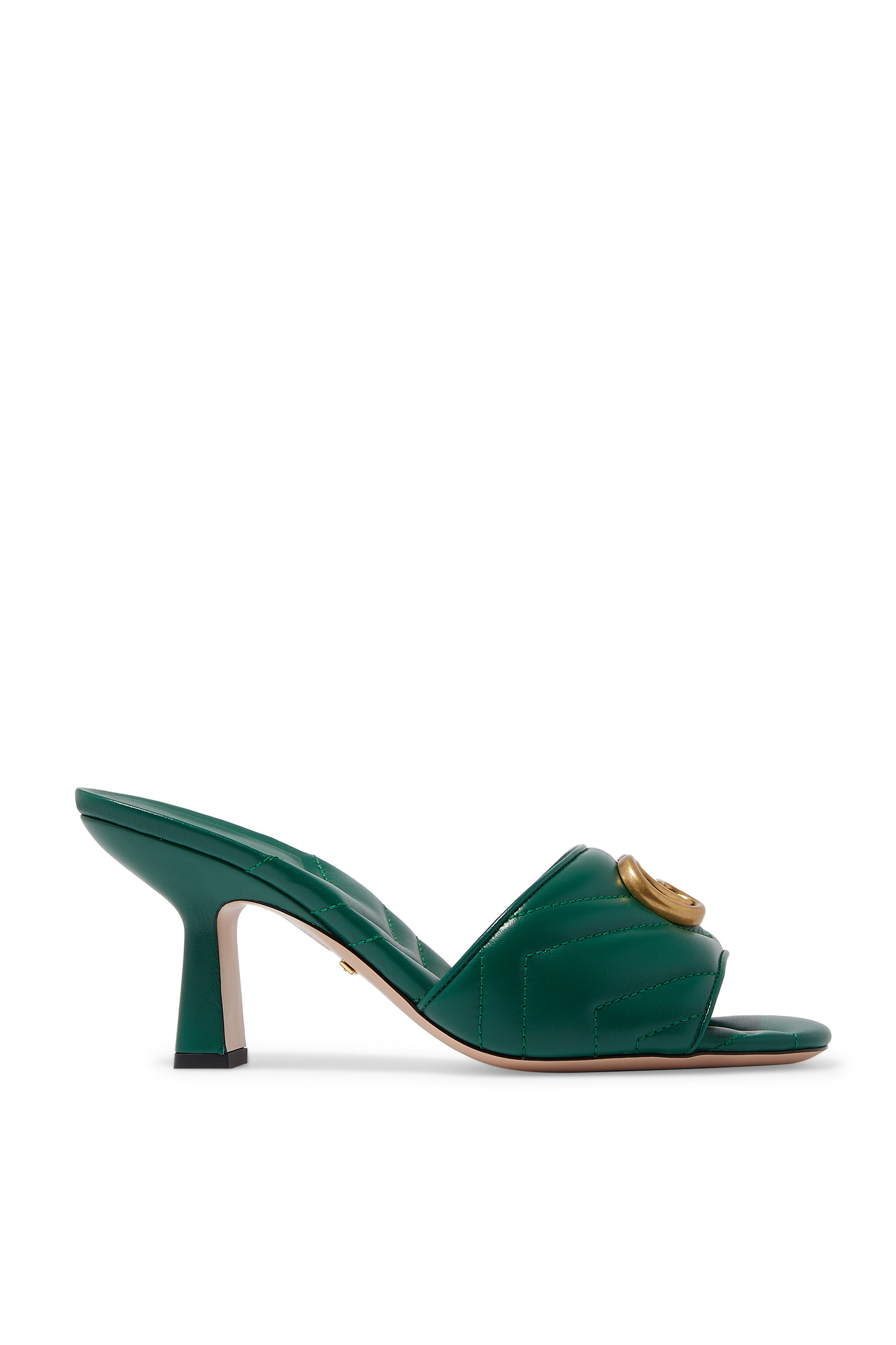 صندل مفتوح بشعار الماركة مزدوج