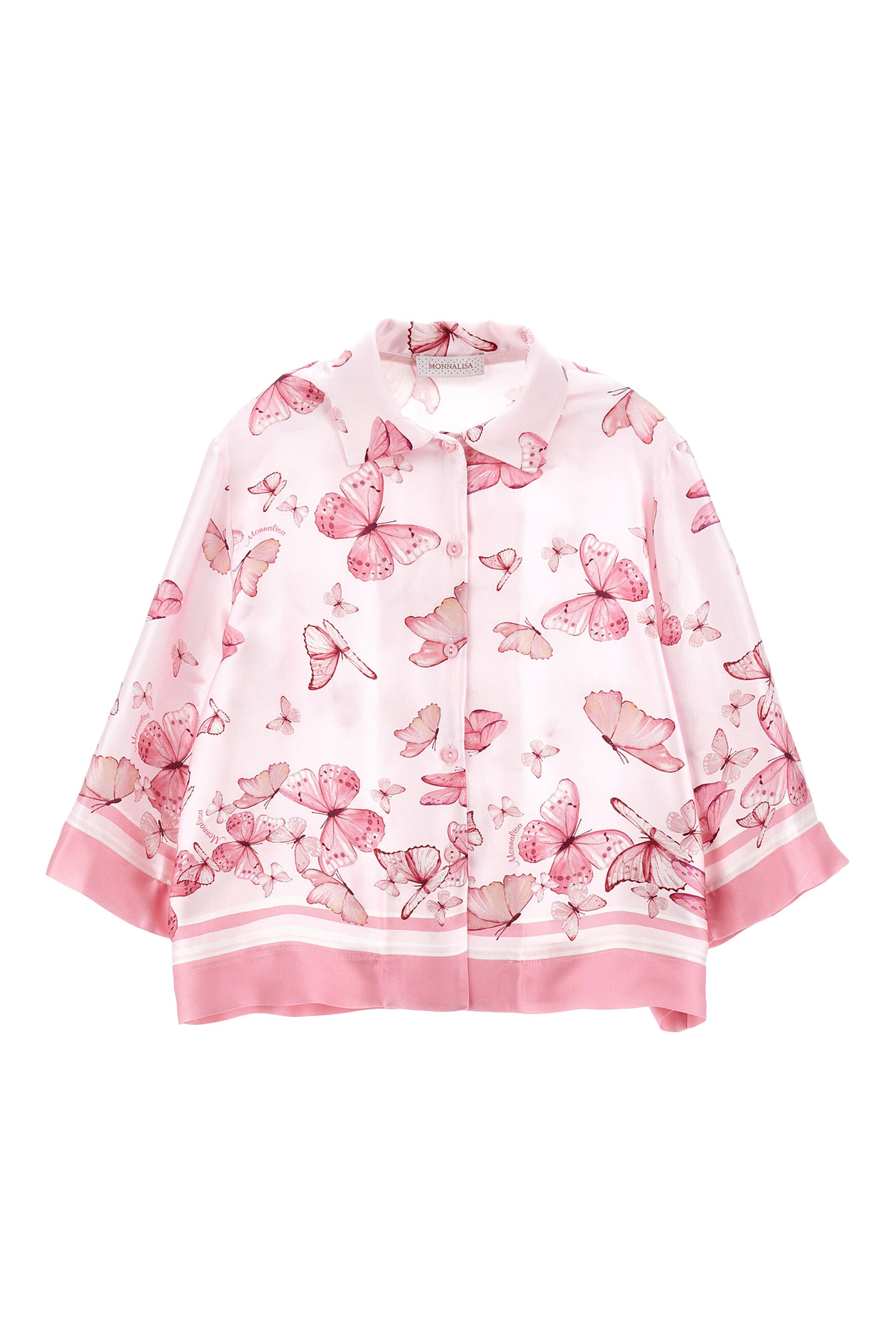 قميص بنقشة فراشات للأطفال