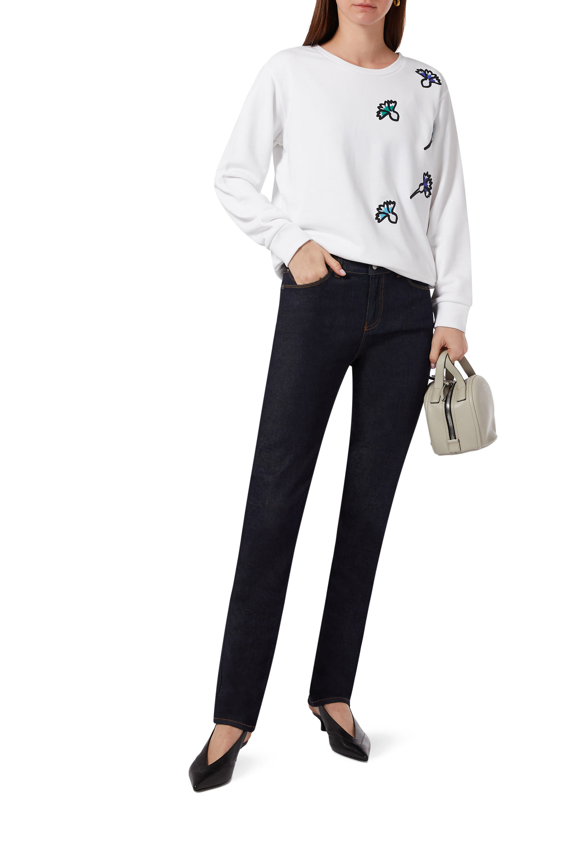 بنطال جينز J18 بقصة ضيقة