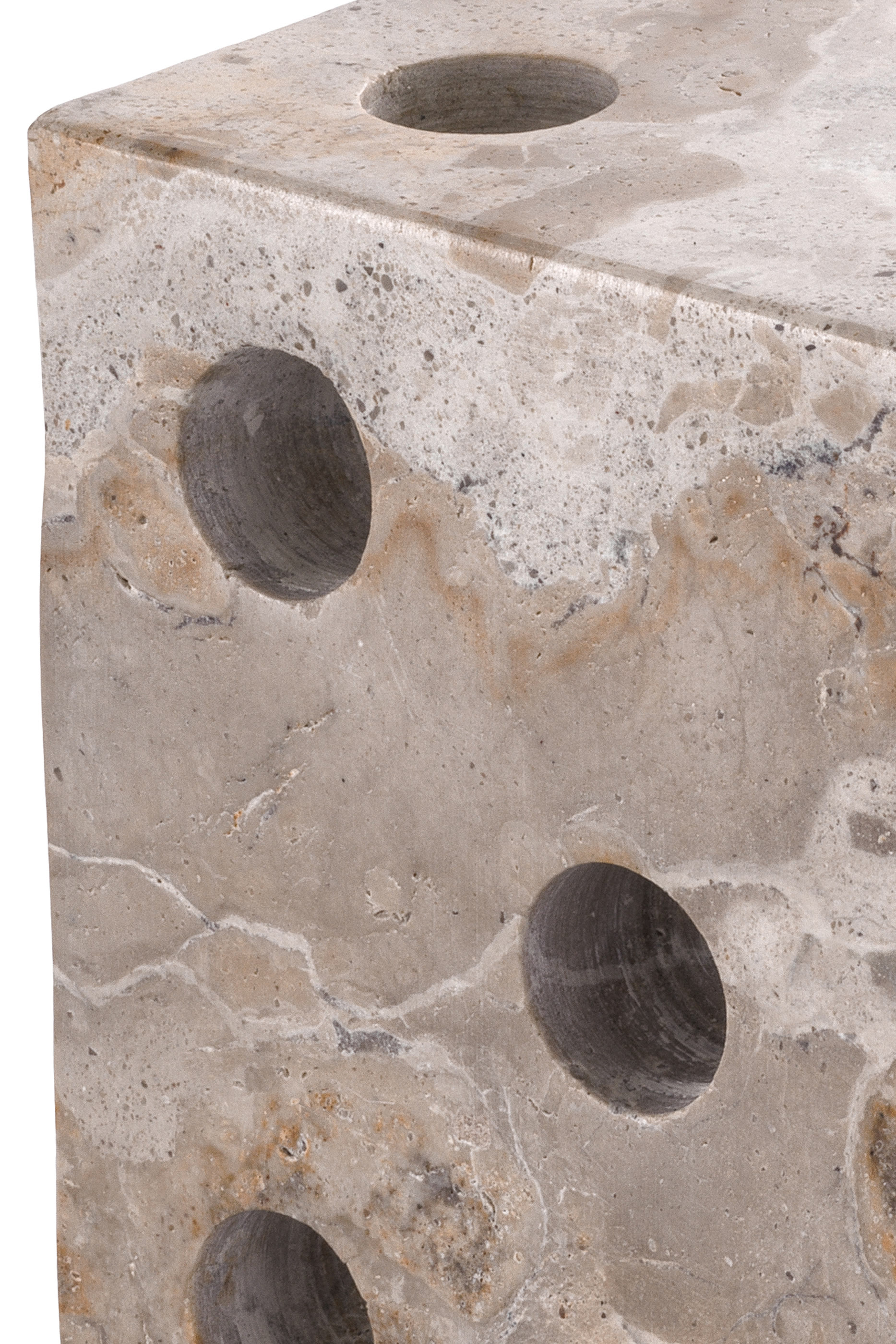 طقم قطعة ديكور للمكتب بتصميم نرد فيزا، قطعتين