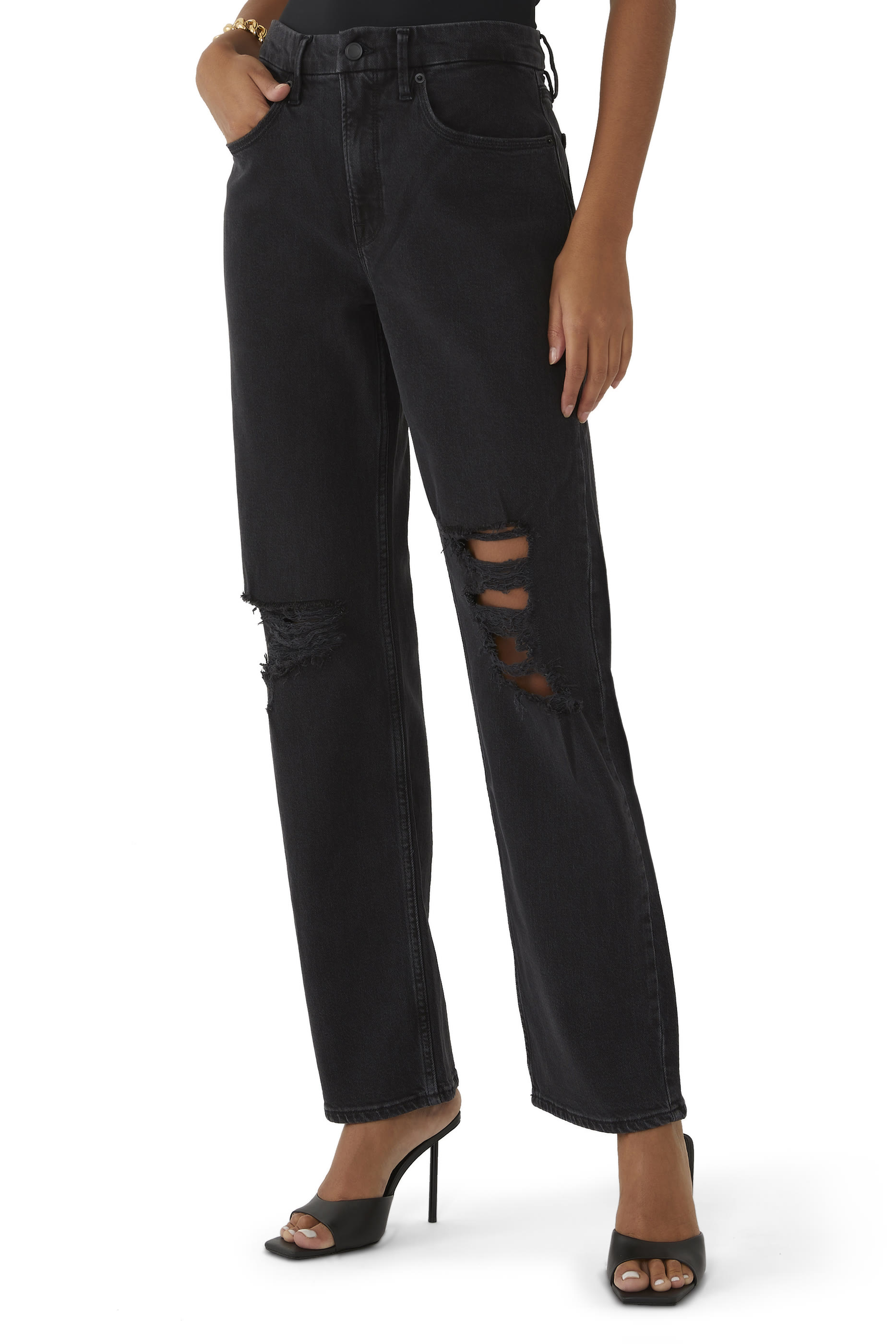 بنطال جينز جود ناينتينز بقصة مريحة