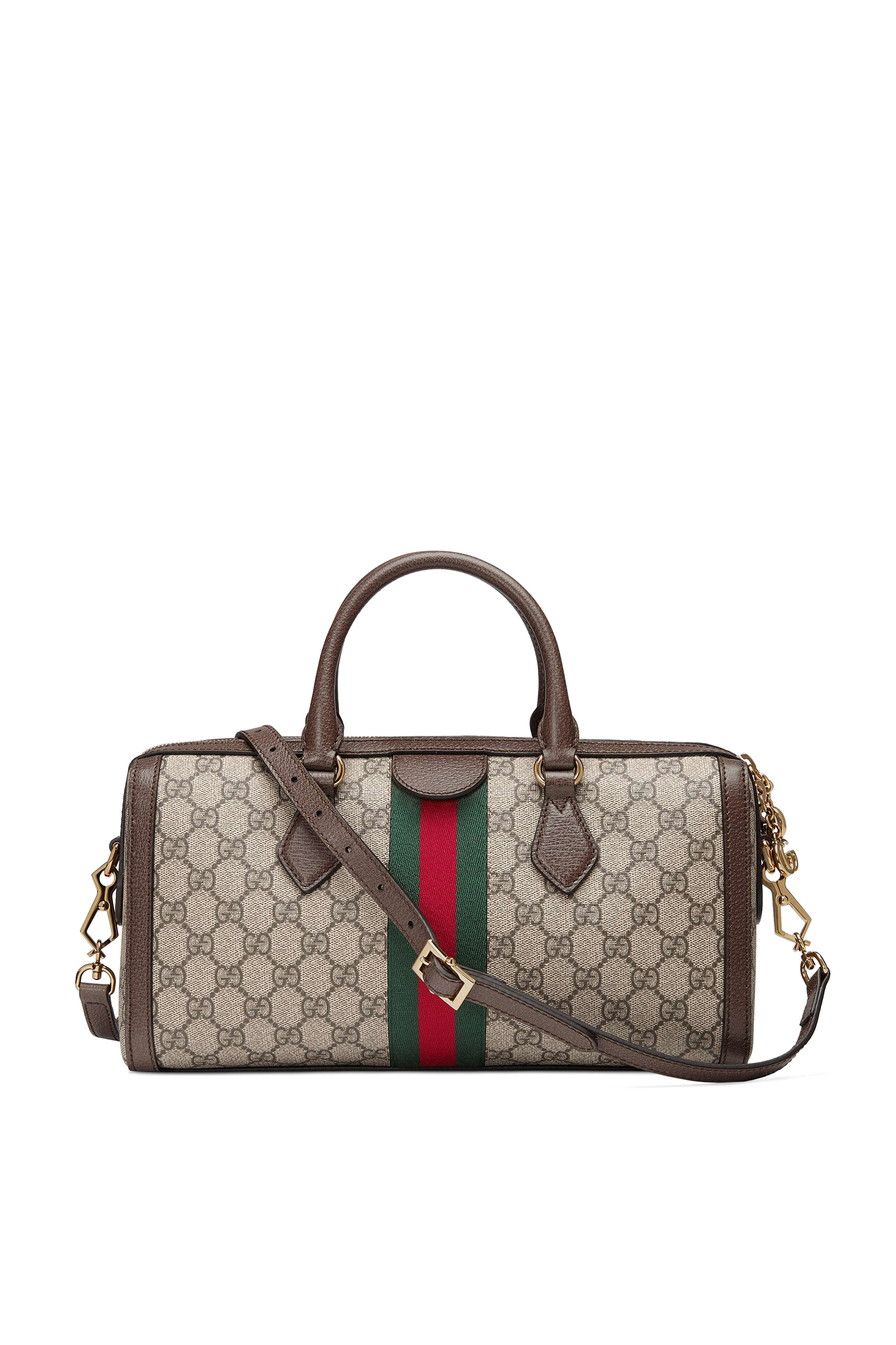 حقيبة أوفيديا متوسطة بيد علوية وشعار حرفي GG