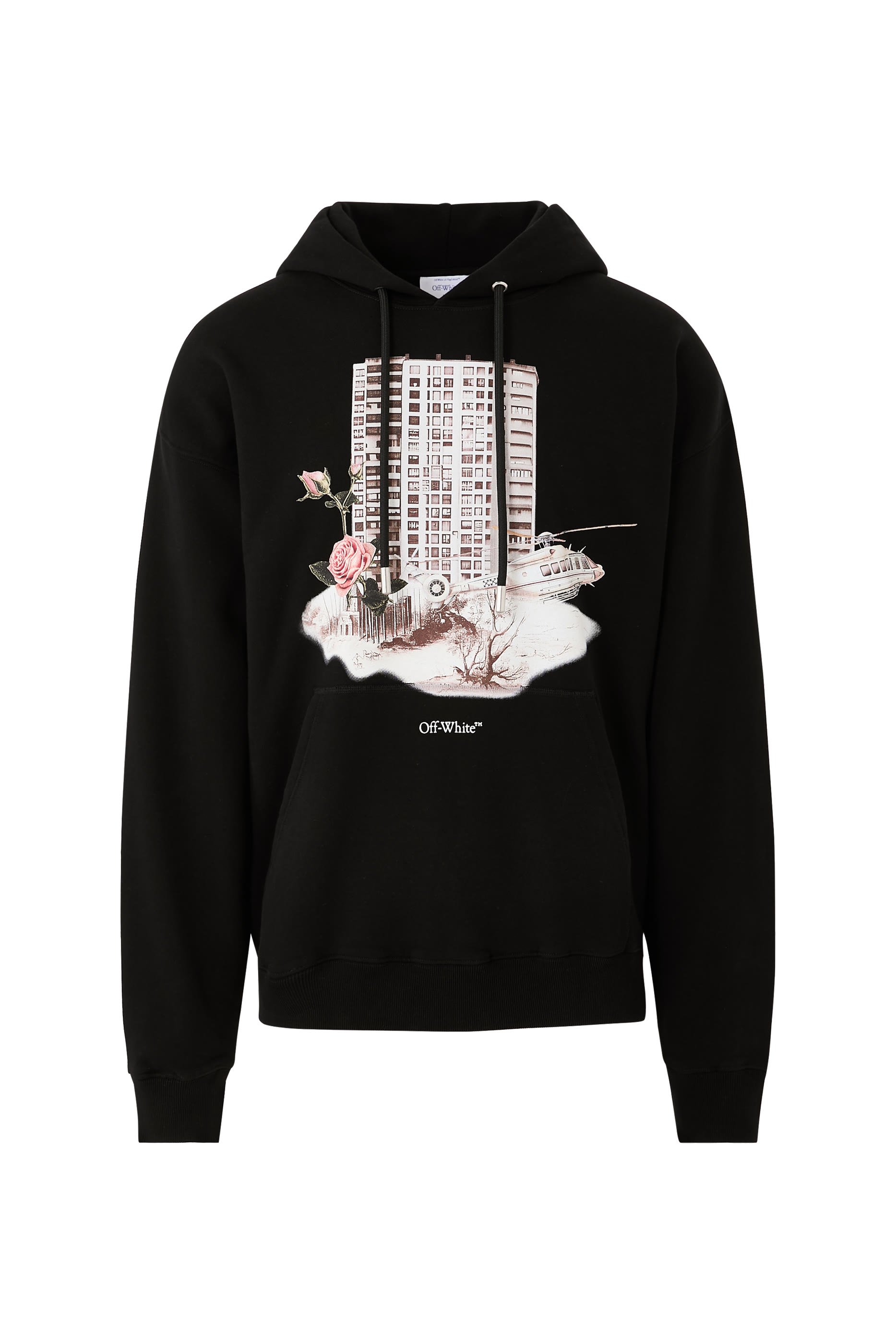 هودي سكيت بنقشة مبنى