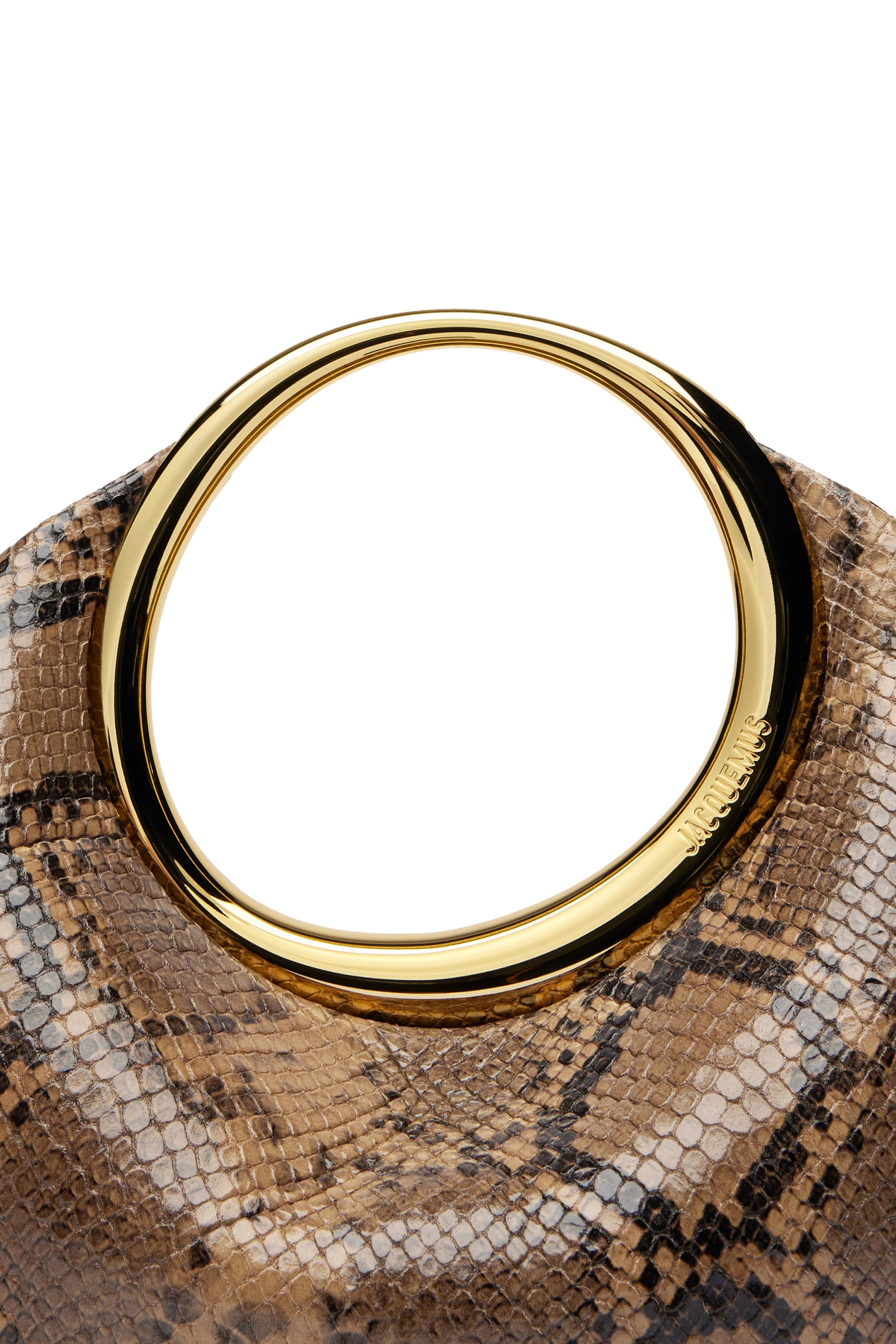 حقيبة لو بوتيت كالينو بنقشة جلد الأفعى