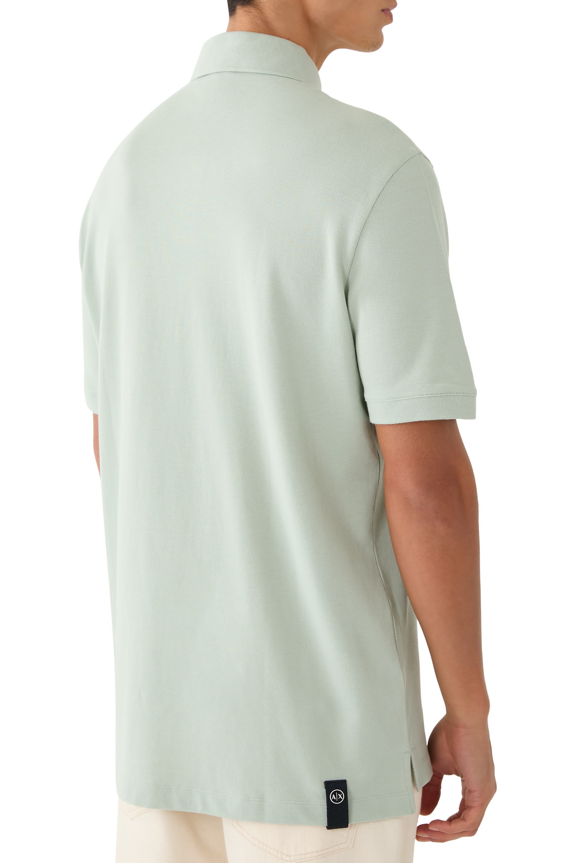 قميص بولو مارينا بجيب جانبي وشعار الماركة 