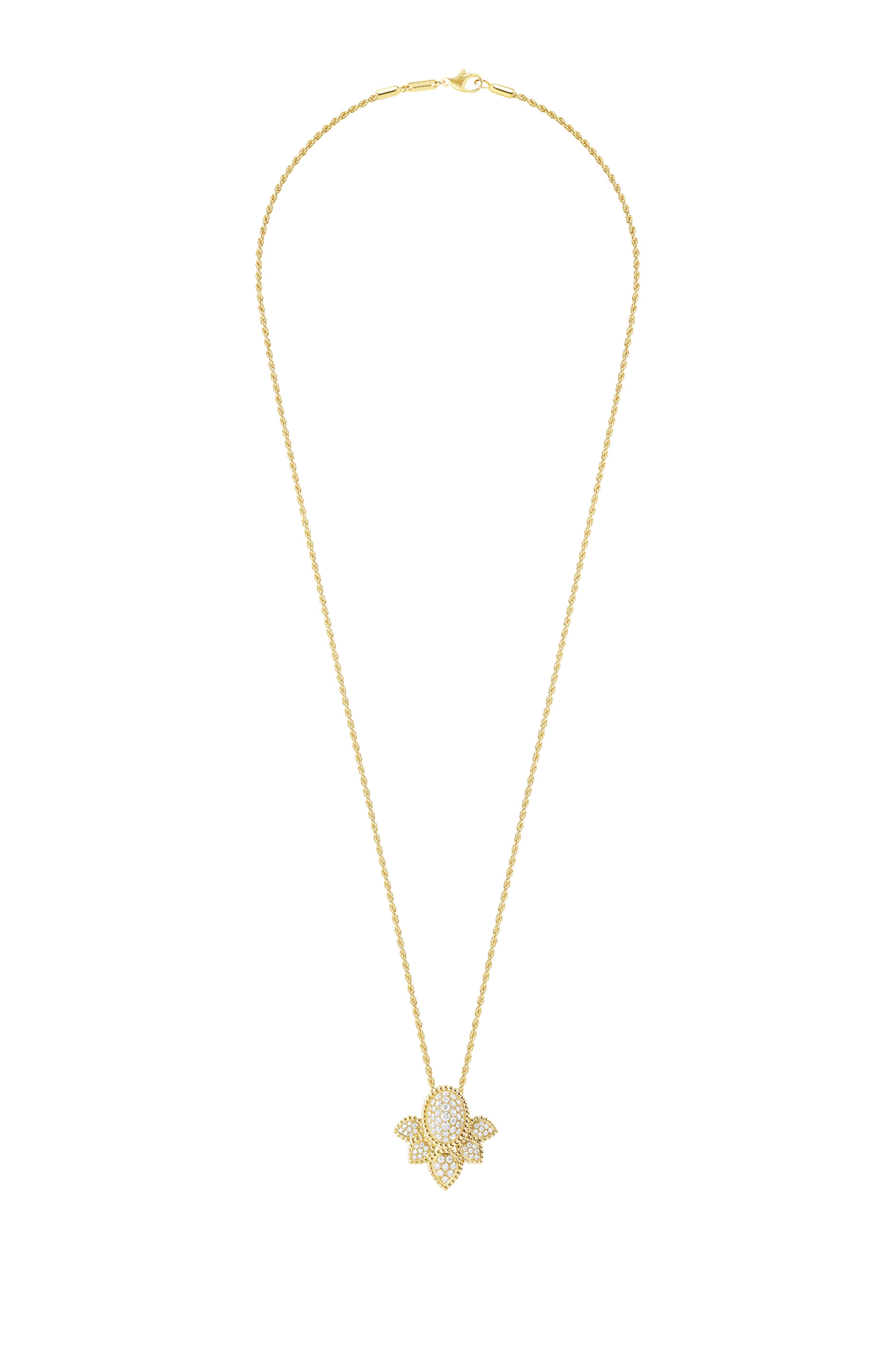قلادة سيربنت بوهيم فينتج بدلاية مرصعة بماس، ذهب أصفر عيار 18
