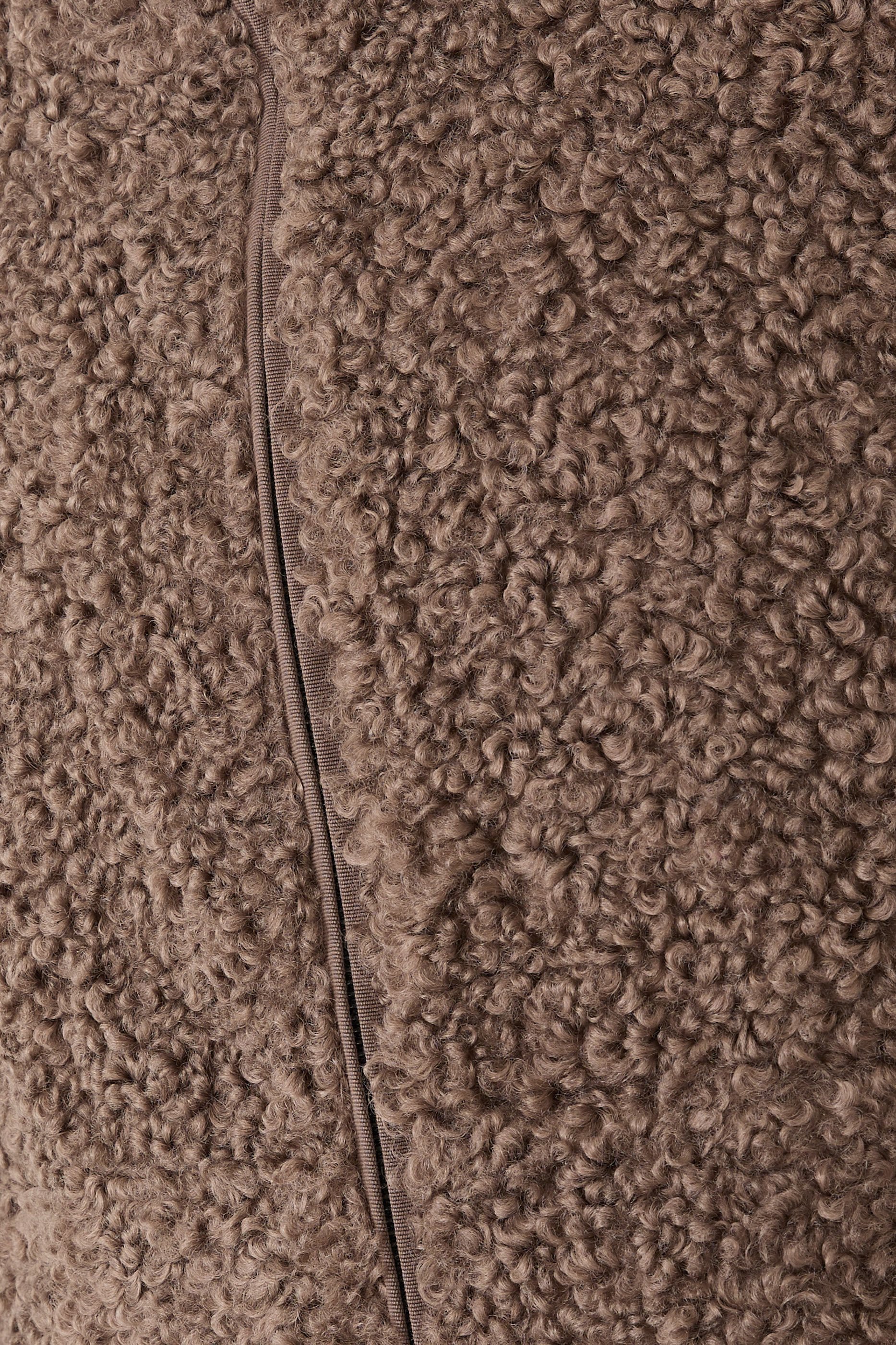 سويت شيرت بسحاب كامل وغطاء رأس صوف