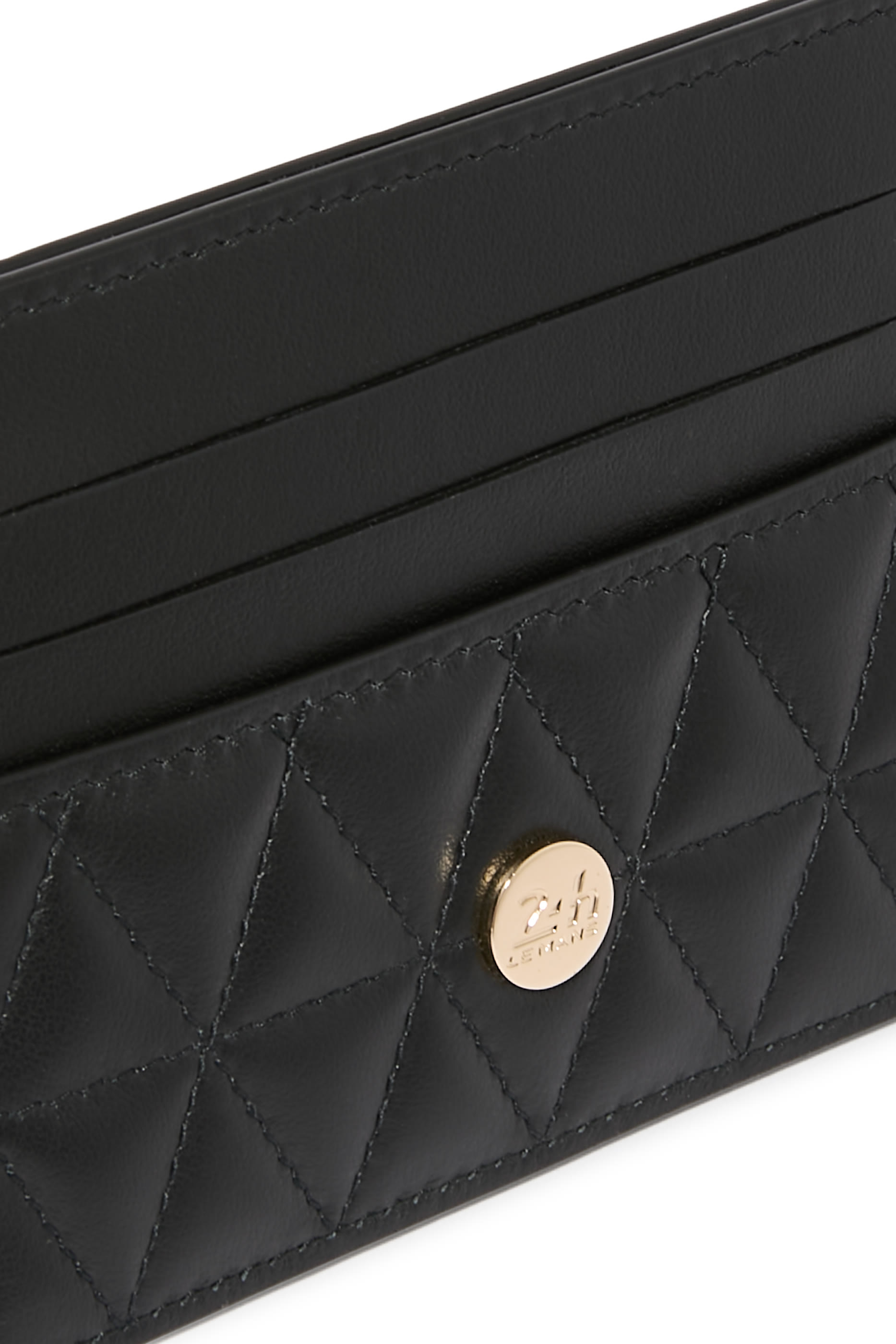 حافظة بطاقات 24 اتش دو مان بلاك جلد