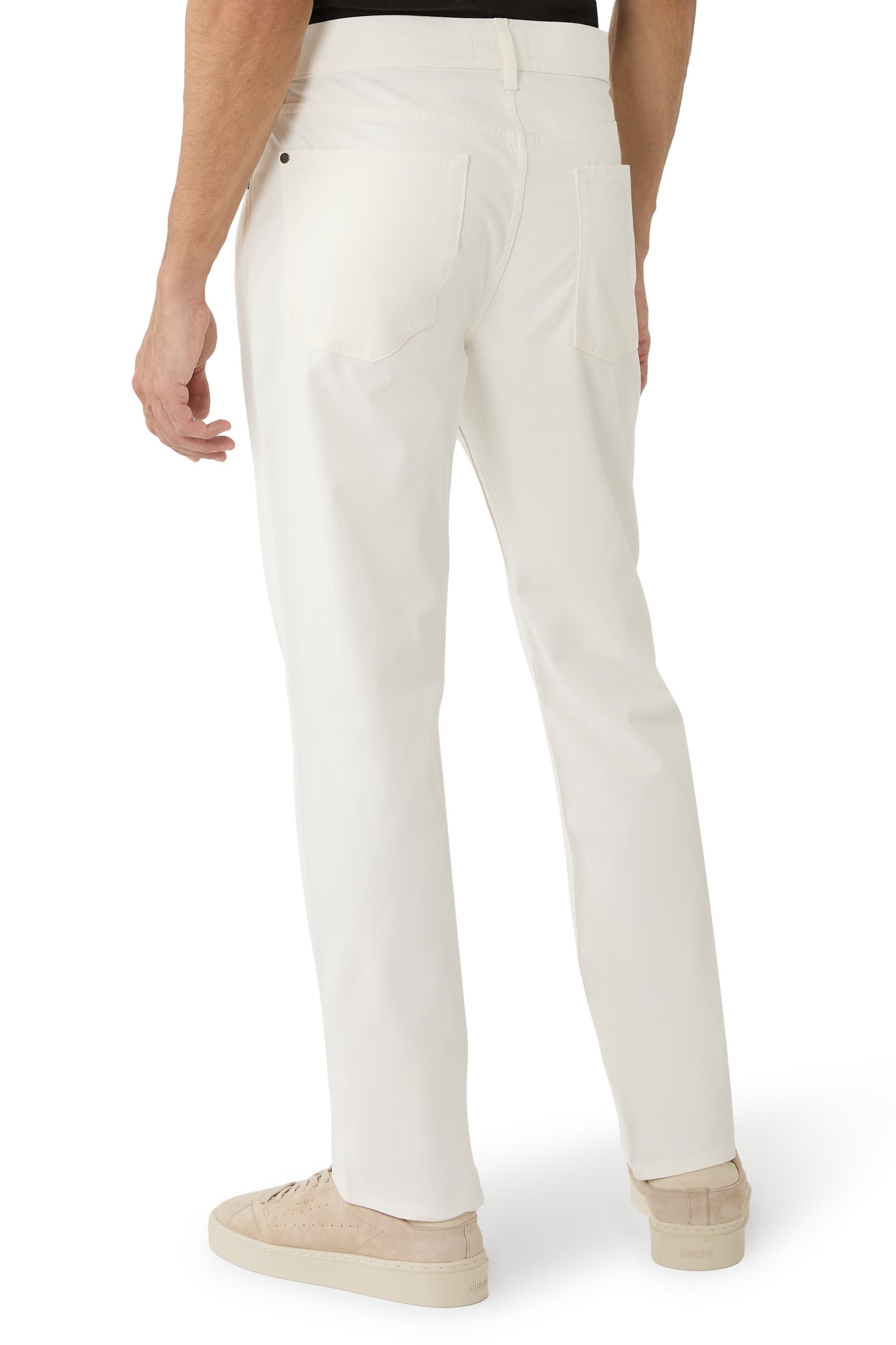 بنطال جينز بقصة ضيقة قماش لوكس برفورمنس ساتين