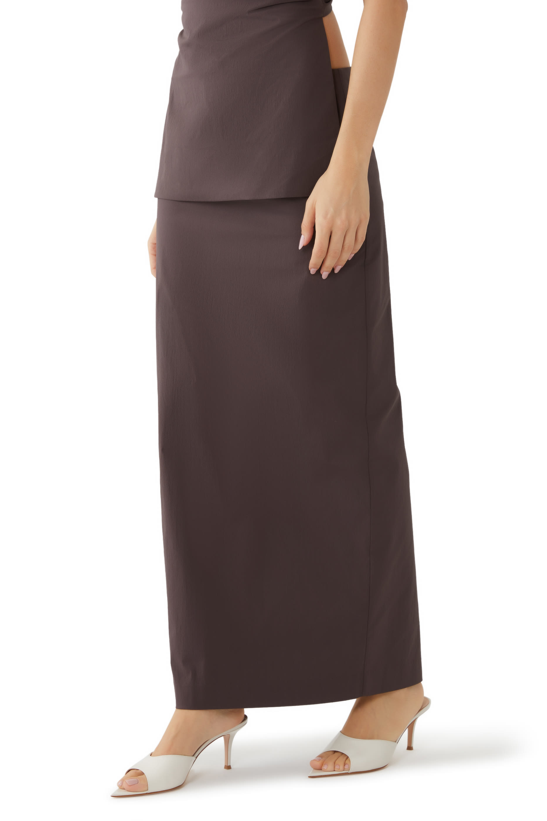 حذاء إيل 70 مفتوح جلد لامع