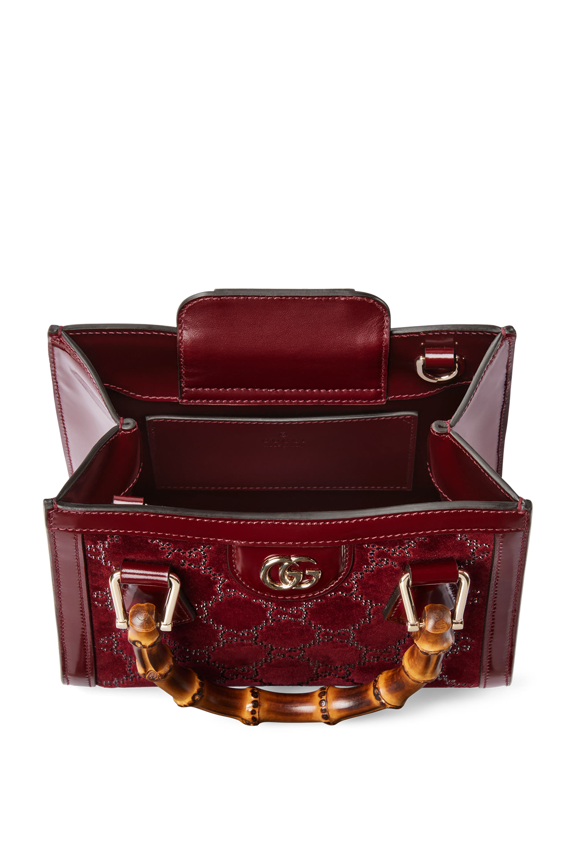 حقيبة يد ديانا صغيرة مرصعة بالكريستال 