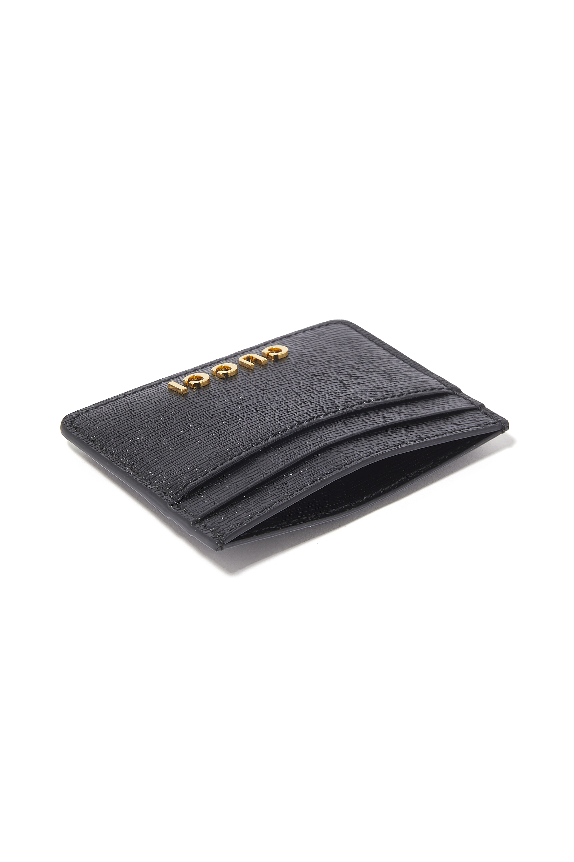 حافظة بطاقات بحروف شعار الماركة