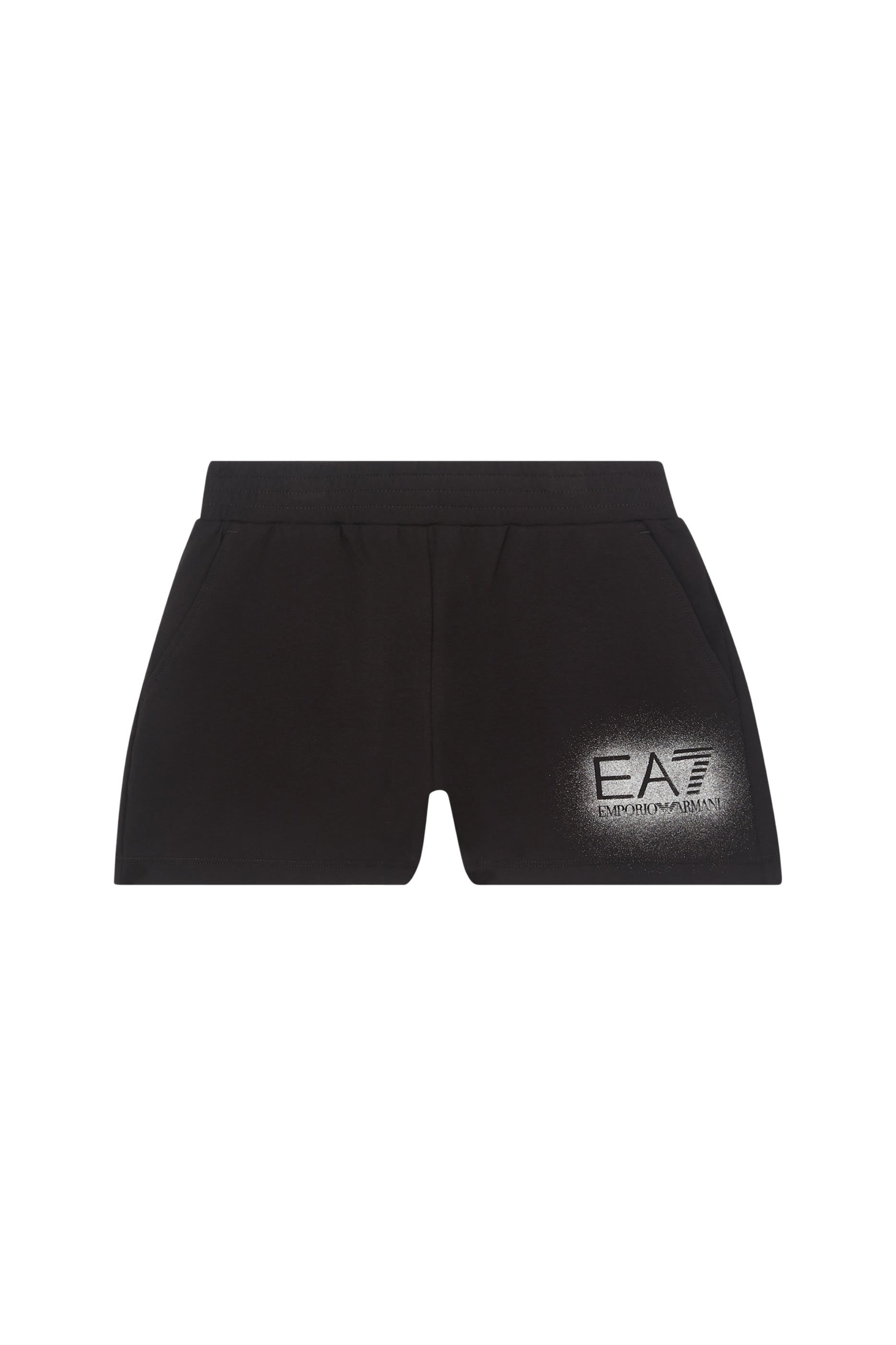Kids EA7 Logo Shorts