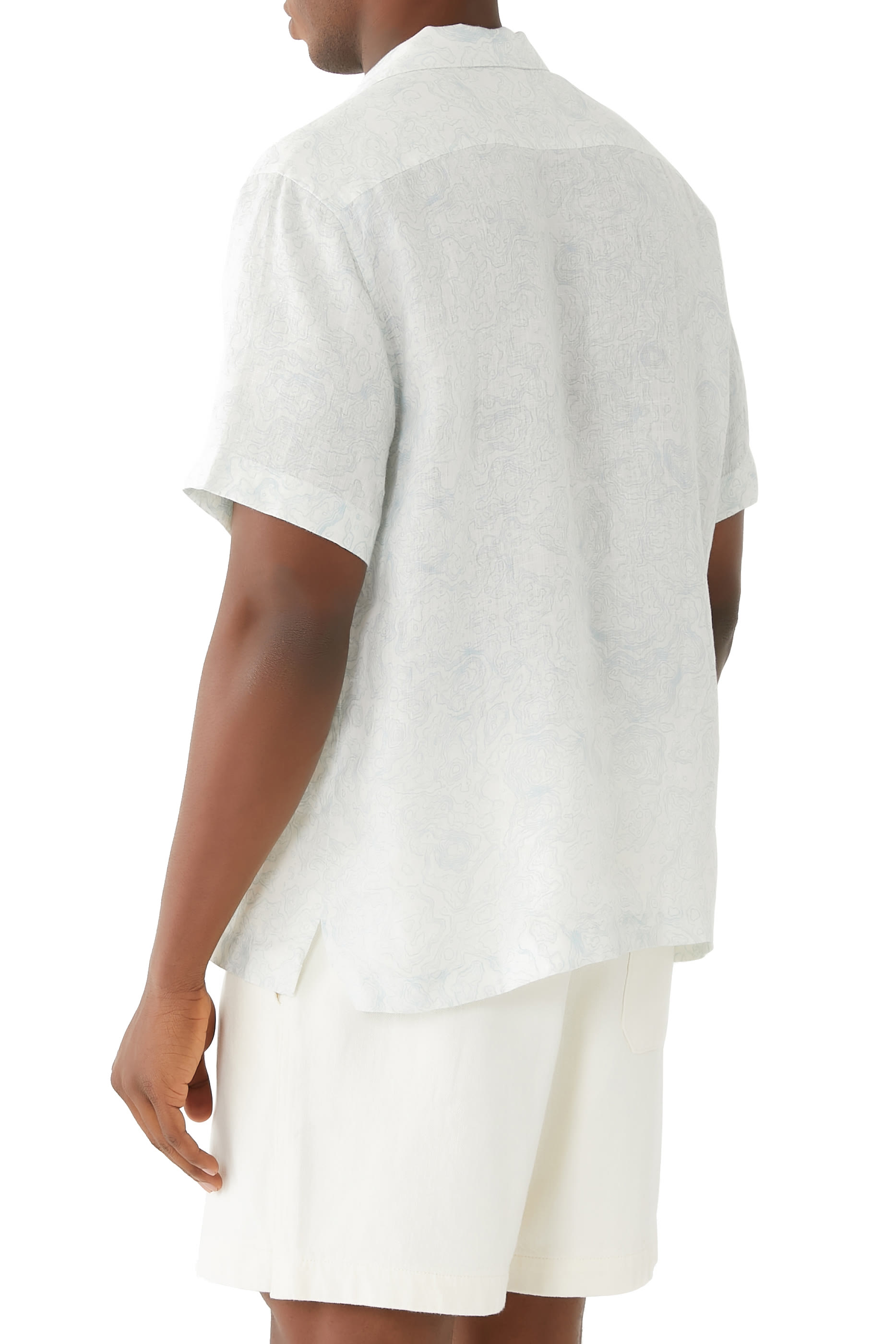 قميص روبرتو بطبعة توبو كتان