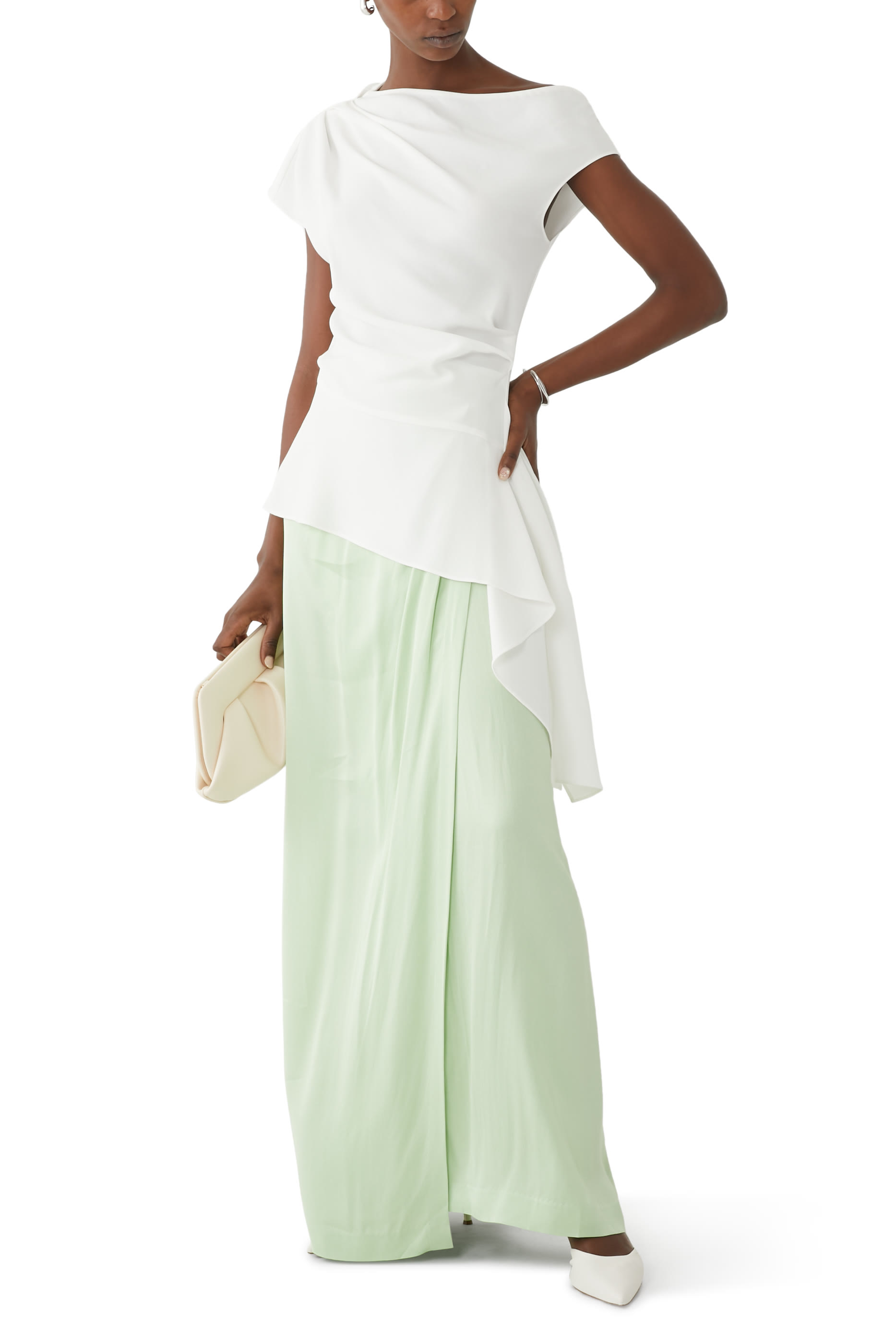 بلوزة ساسكيا درابيه كريب