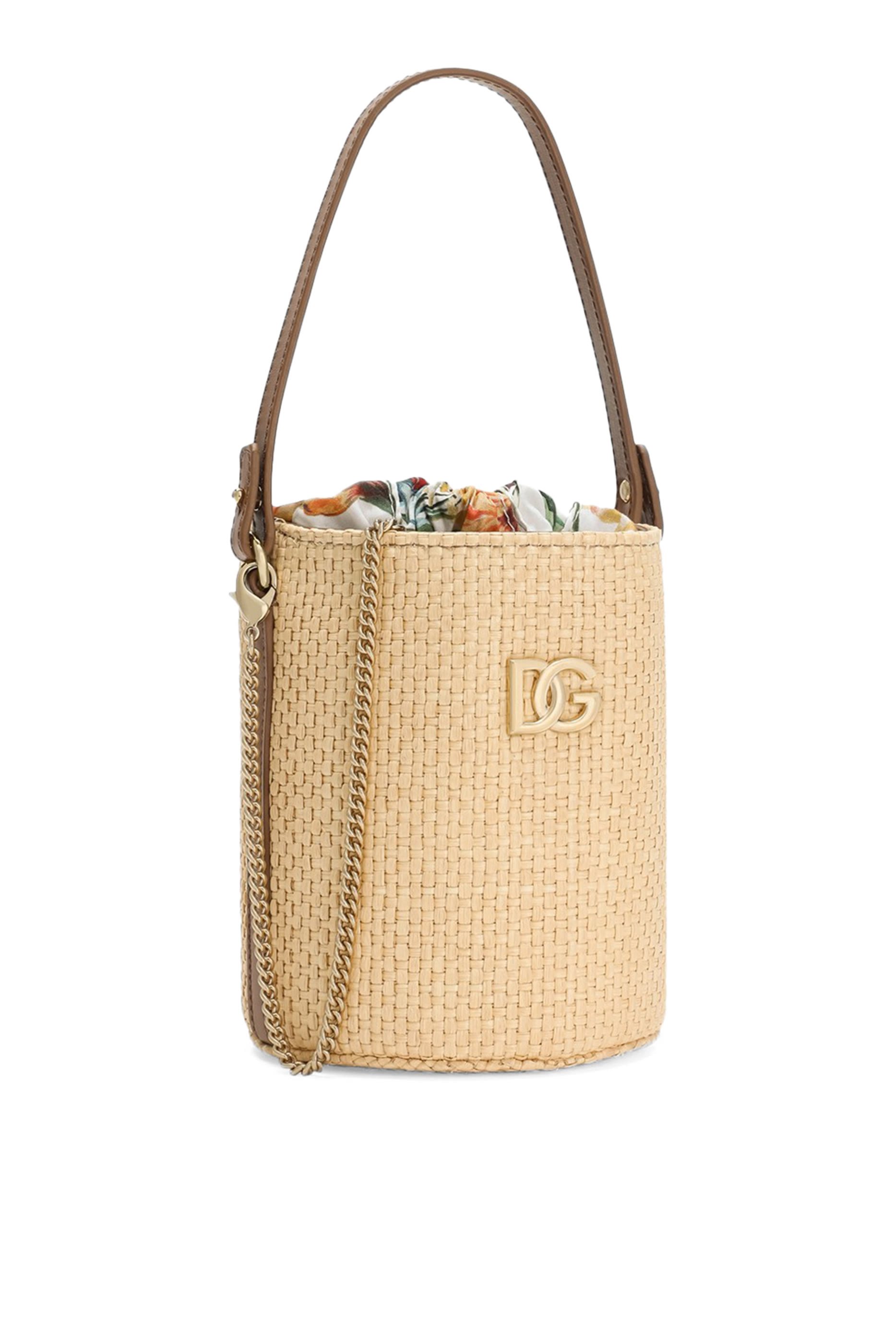 حقيبة كوفا قش وجلد عجل نابا للأطفال