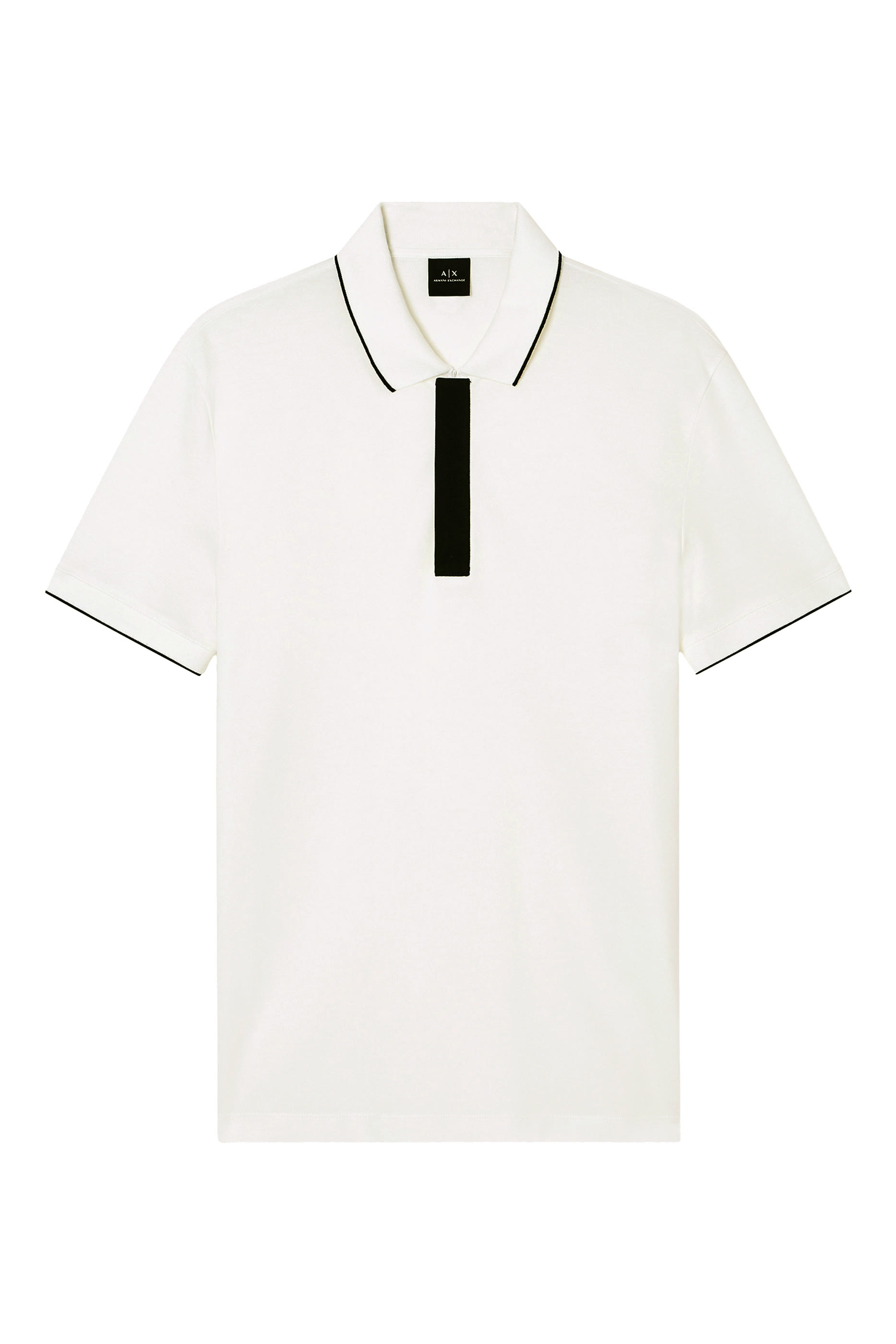  Slim Fit Polo with Button Insert
