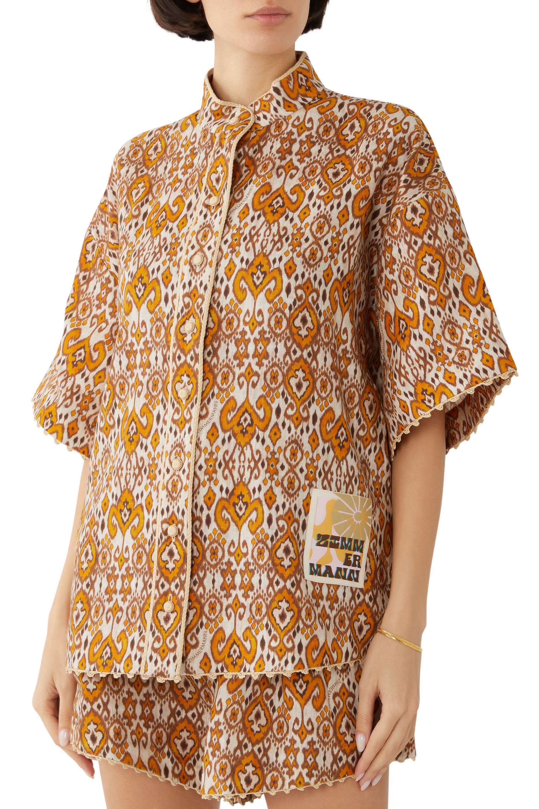 قميص وايلي بقصة مريحة