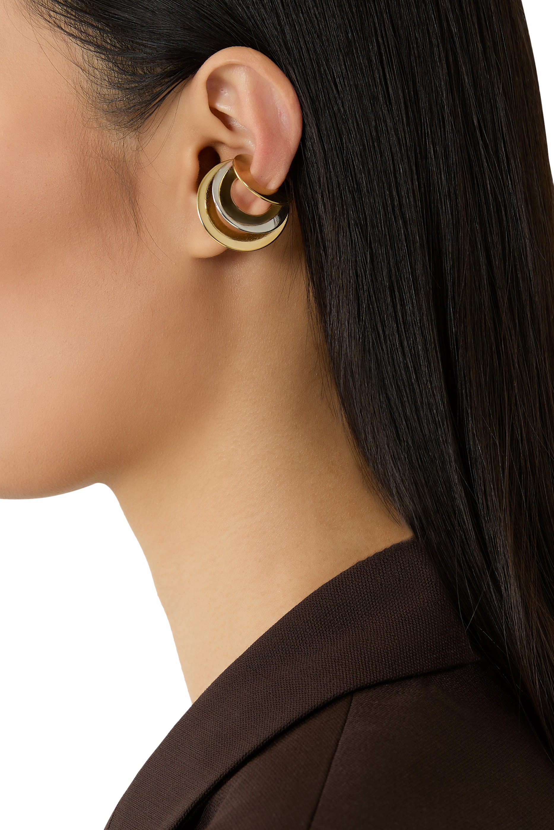 قرط أذن بثلاث حلقات