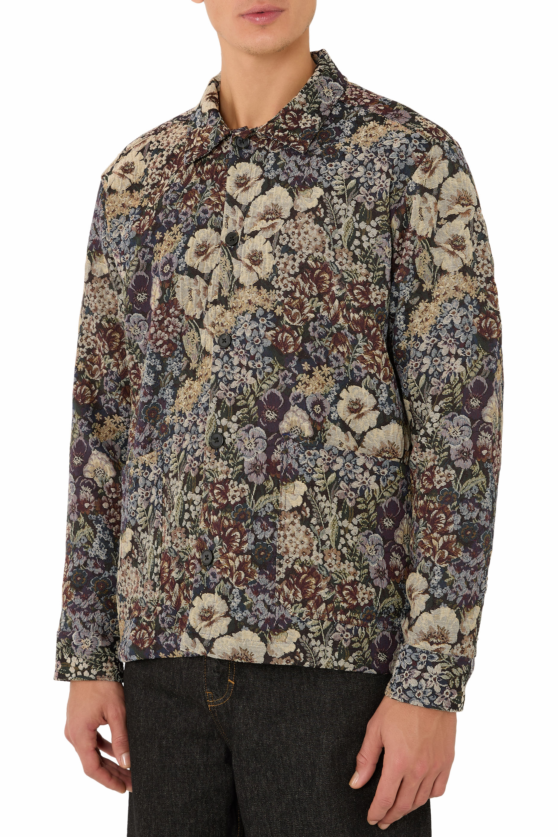 Hugh Jacquard Overshirt 