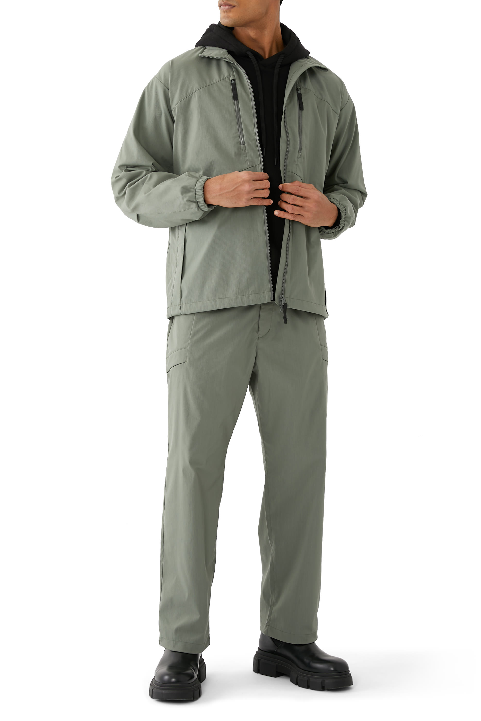 بنطال قماش مطاطي مقاوم للهب