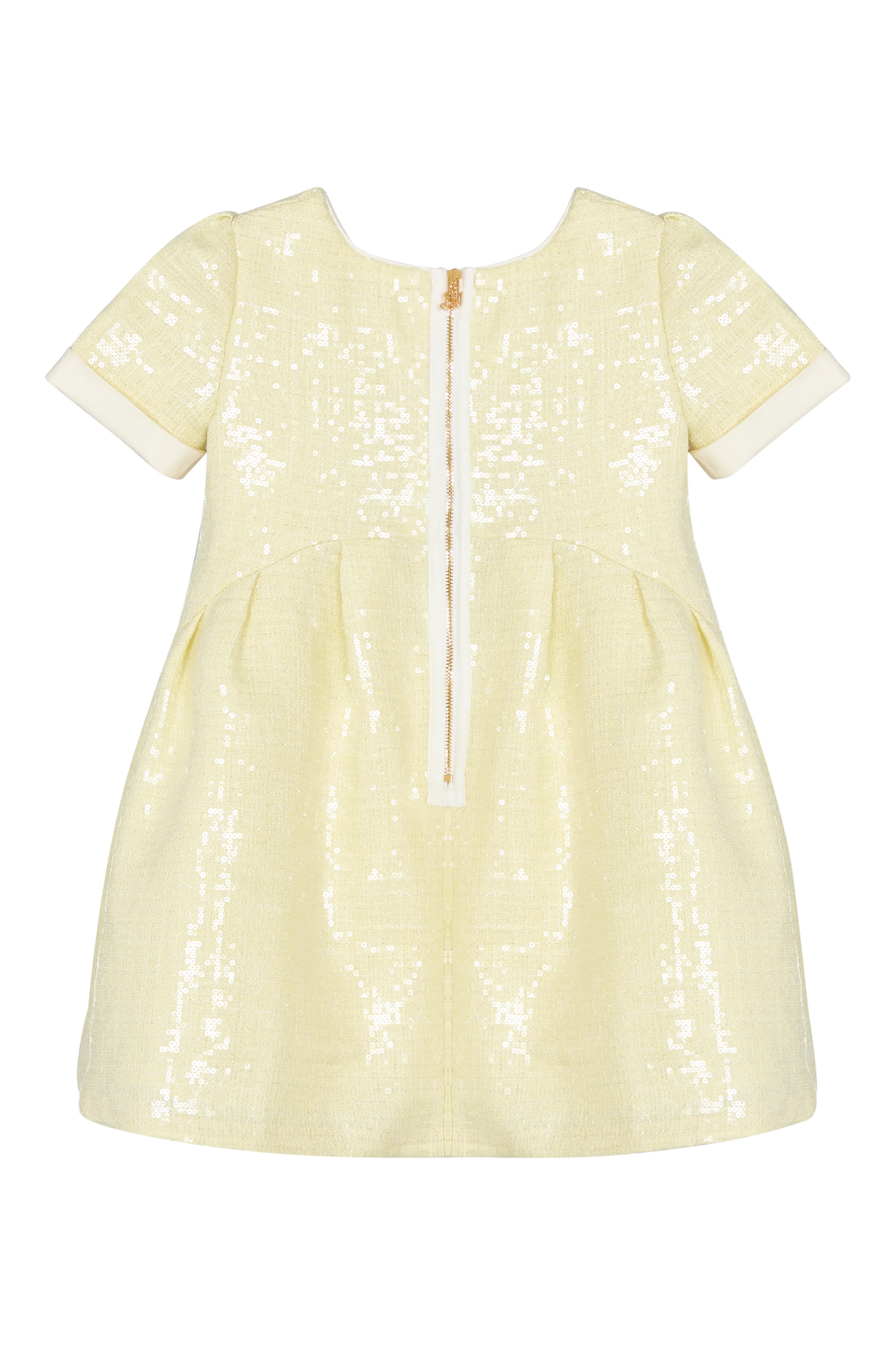 فستان حفلة بوكليه مزين بترتر للأطفال