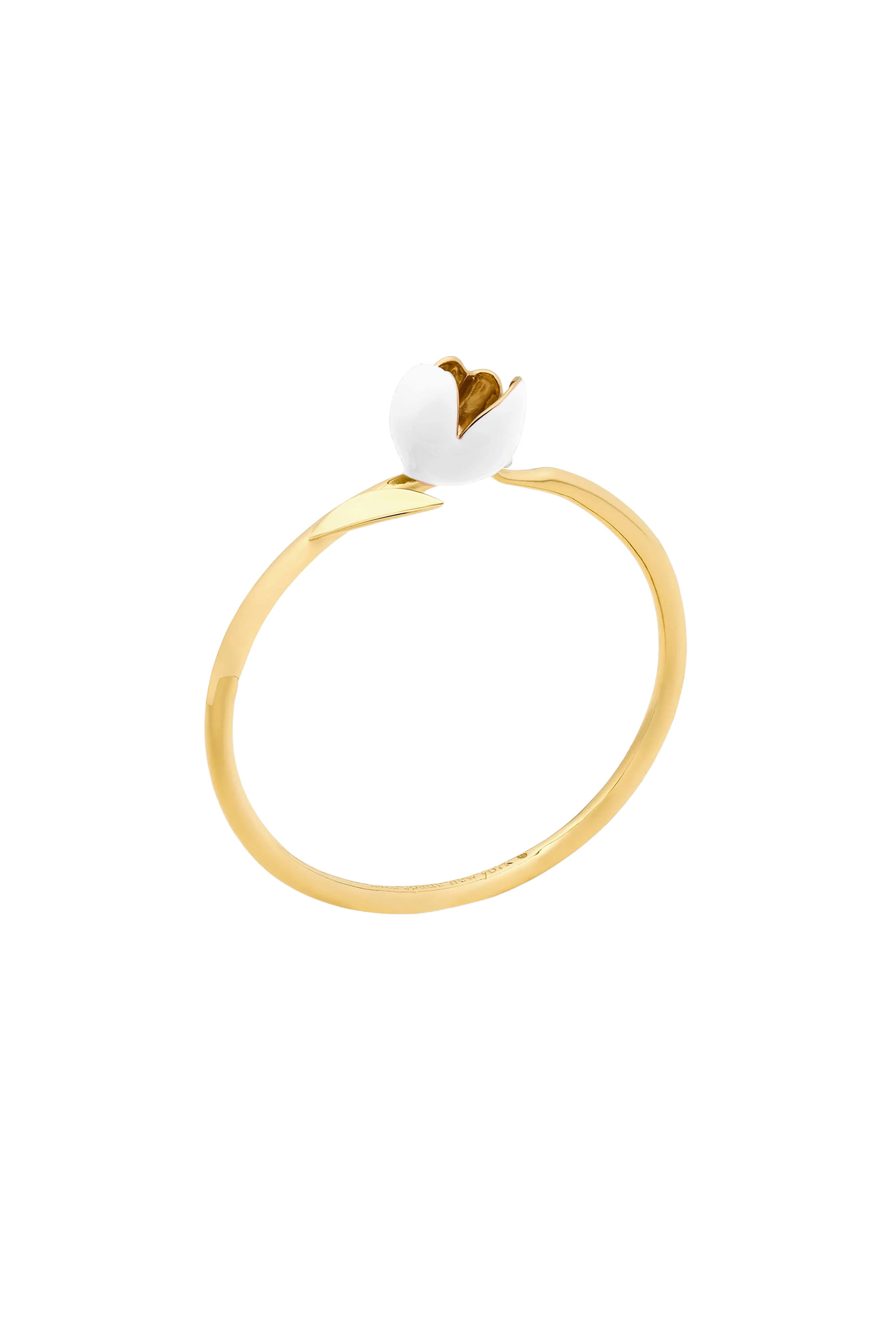 سوار بحلية على شكل زهرة مطلية بالمينا