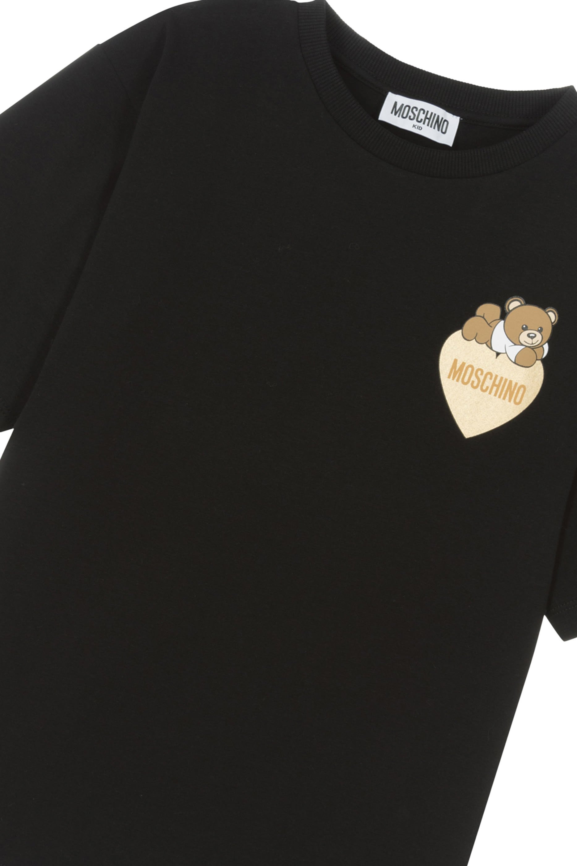 تيشيرت بطبعة الدب تيدي وقلب للأطفال