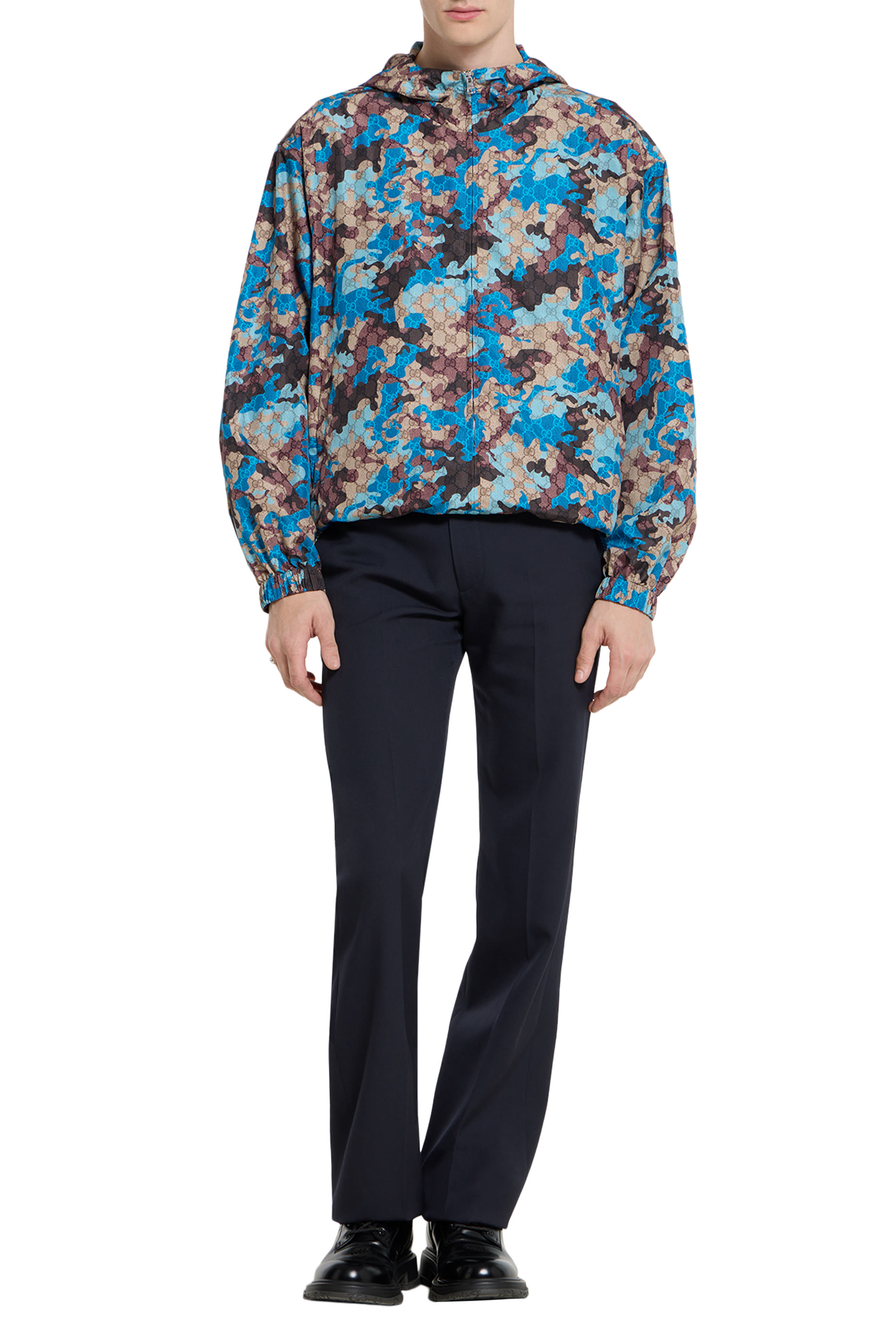 بنطال صوف جبردين مطرز