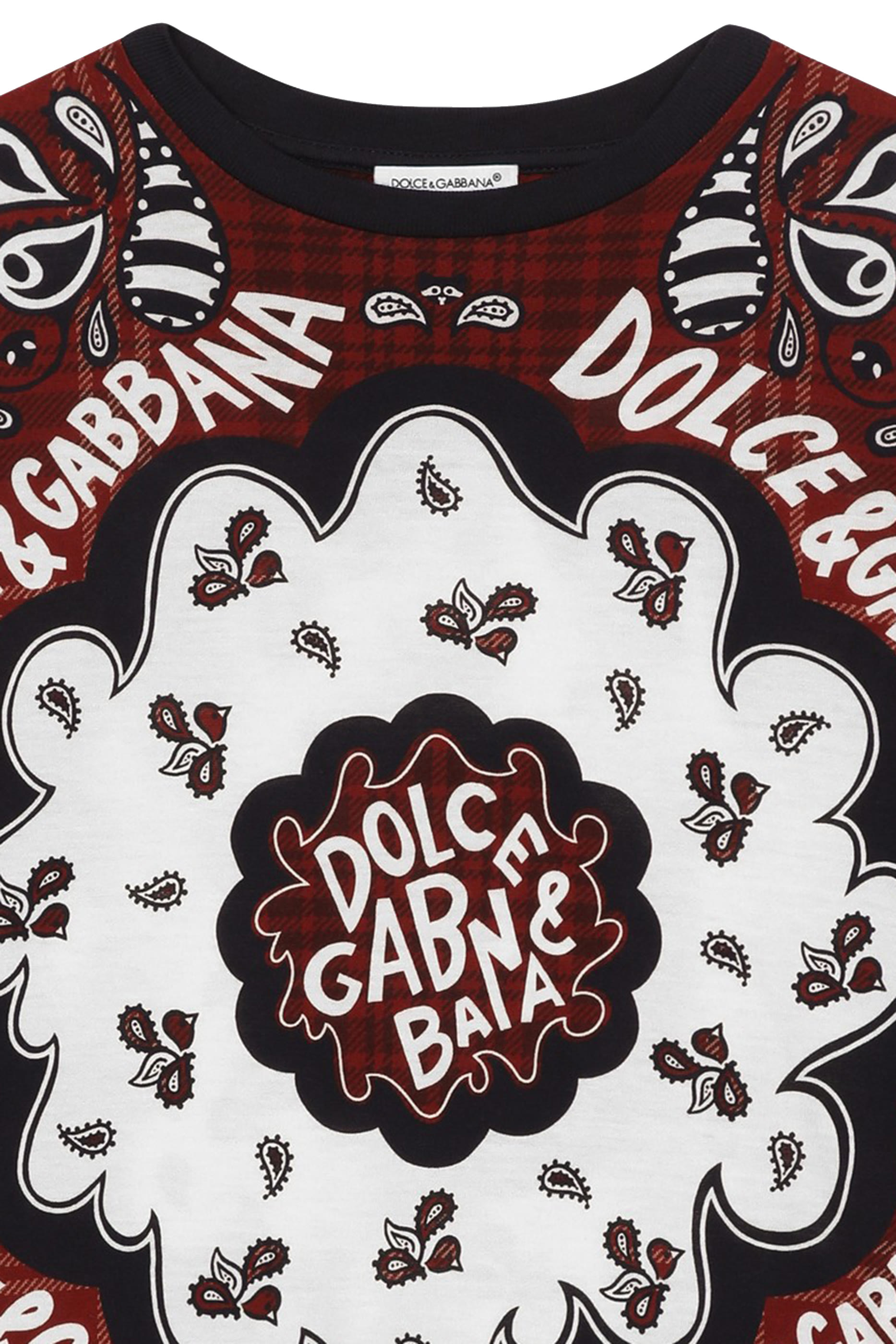 تيشيرت بطبعات باندانا للأطفال