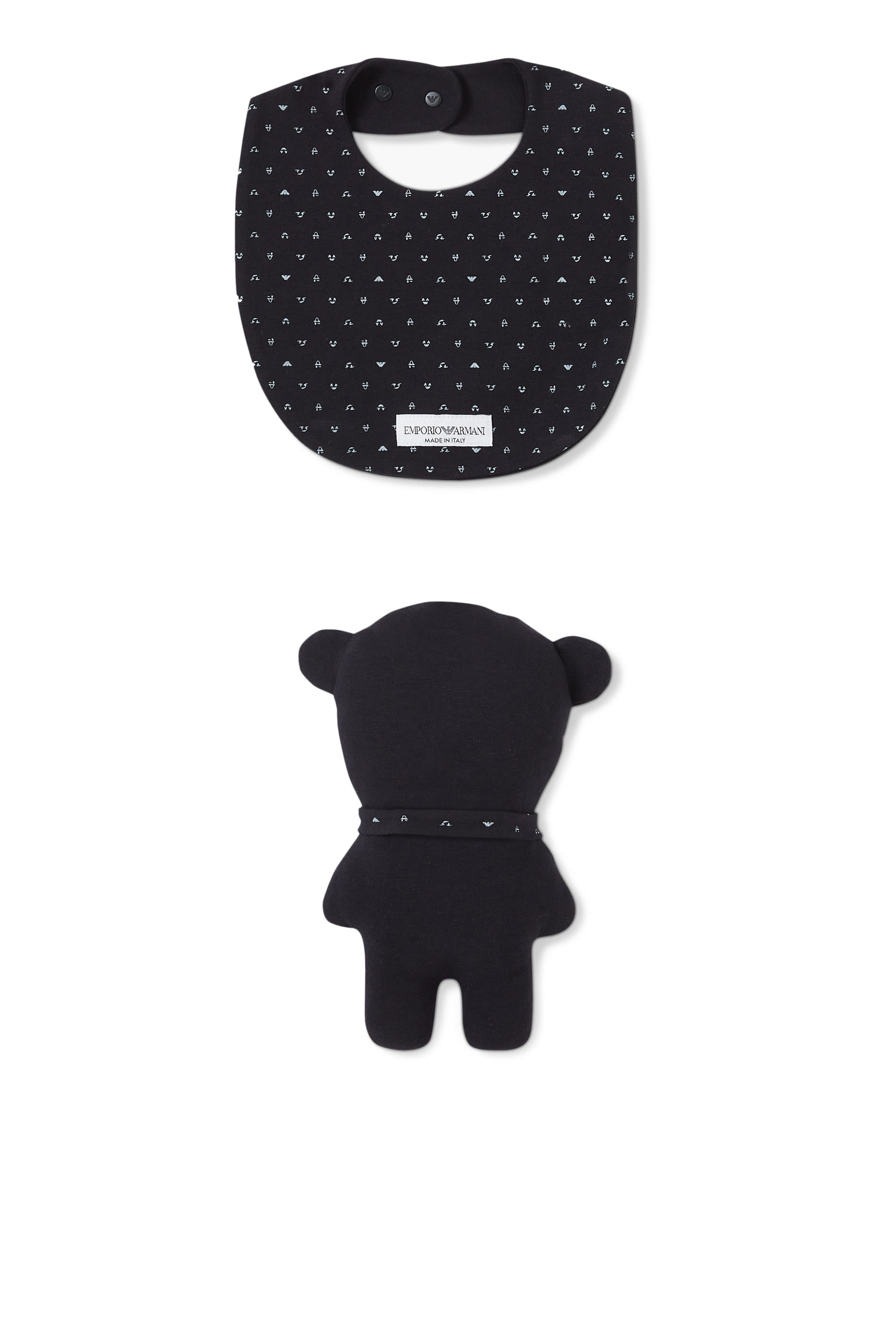 طقم مرايل قطن برقعة شعار الماركة