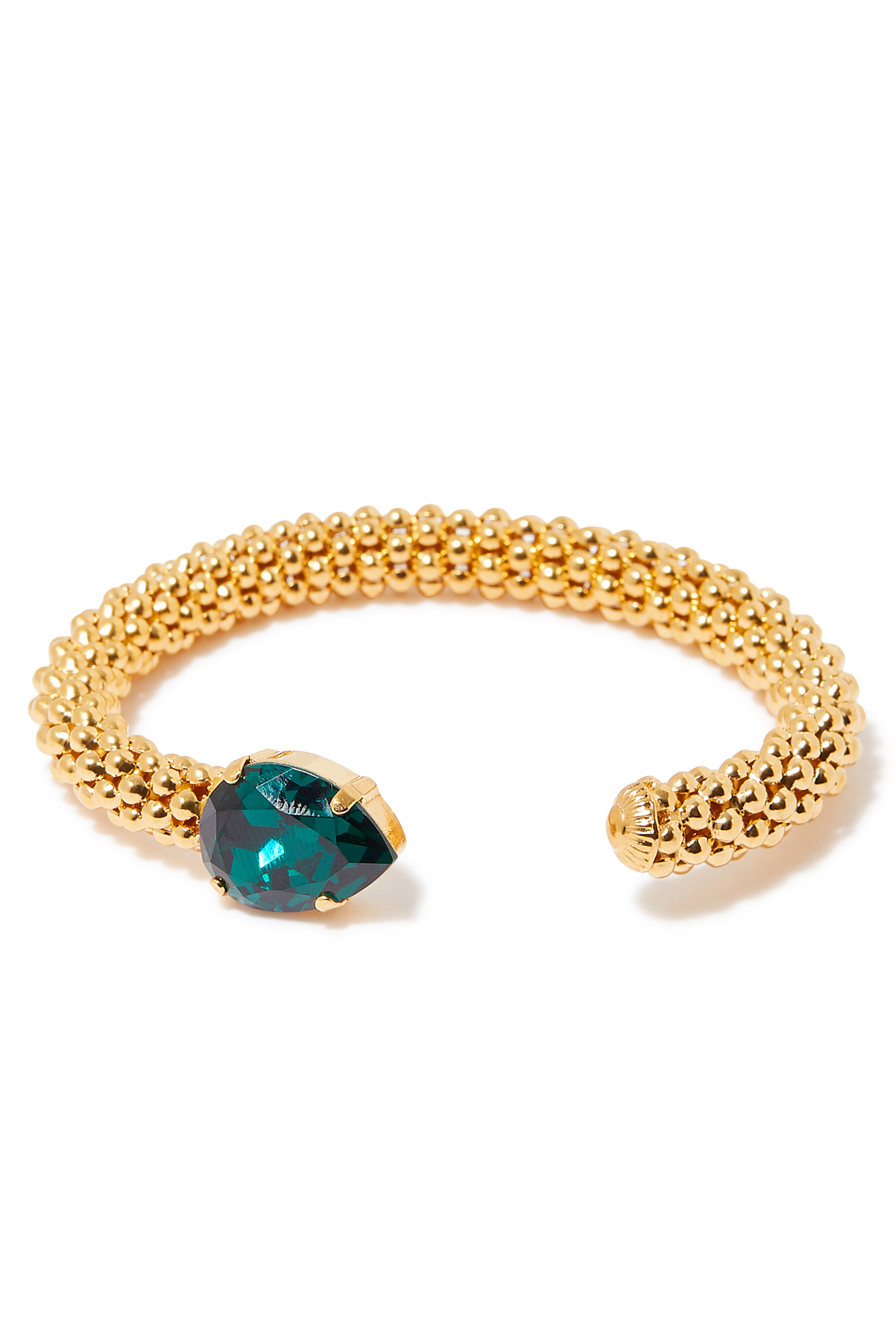 سوار كلاسيكي بتصميم حبل مرصع بالكريستال ملبيري ريد