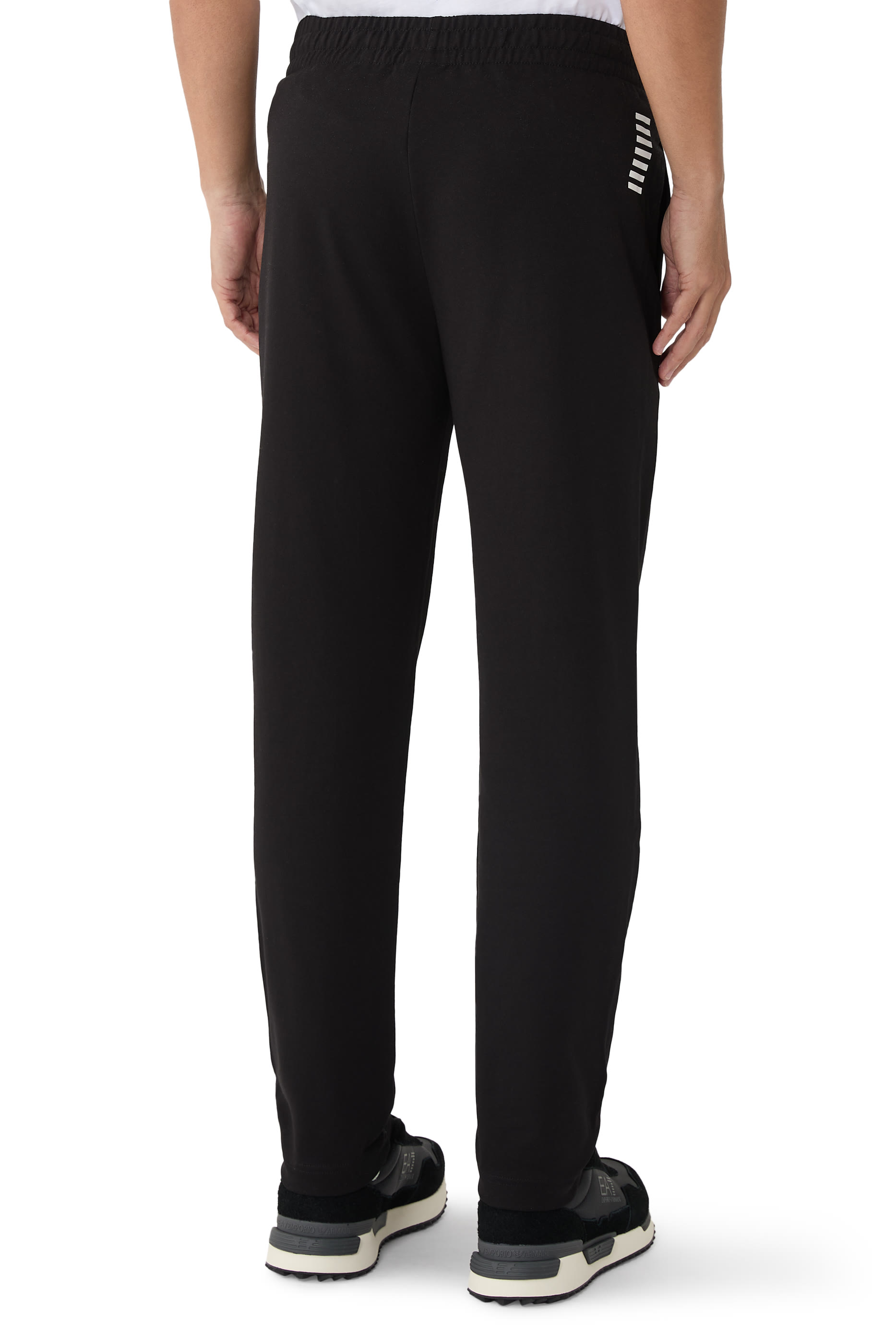 بنطال رياضي بشعار الماركة قطن