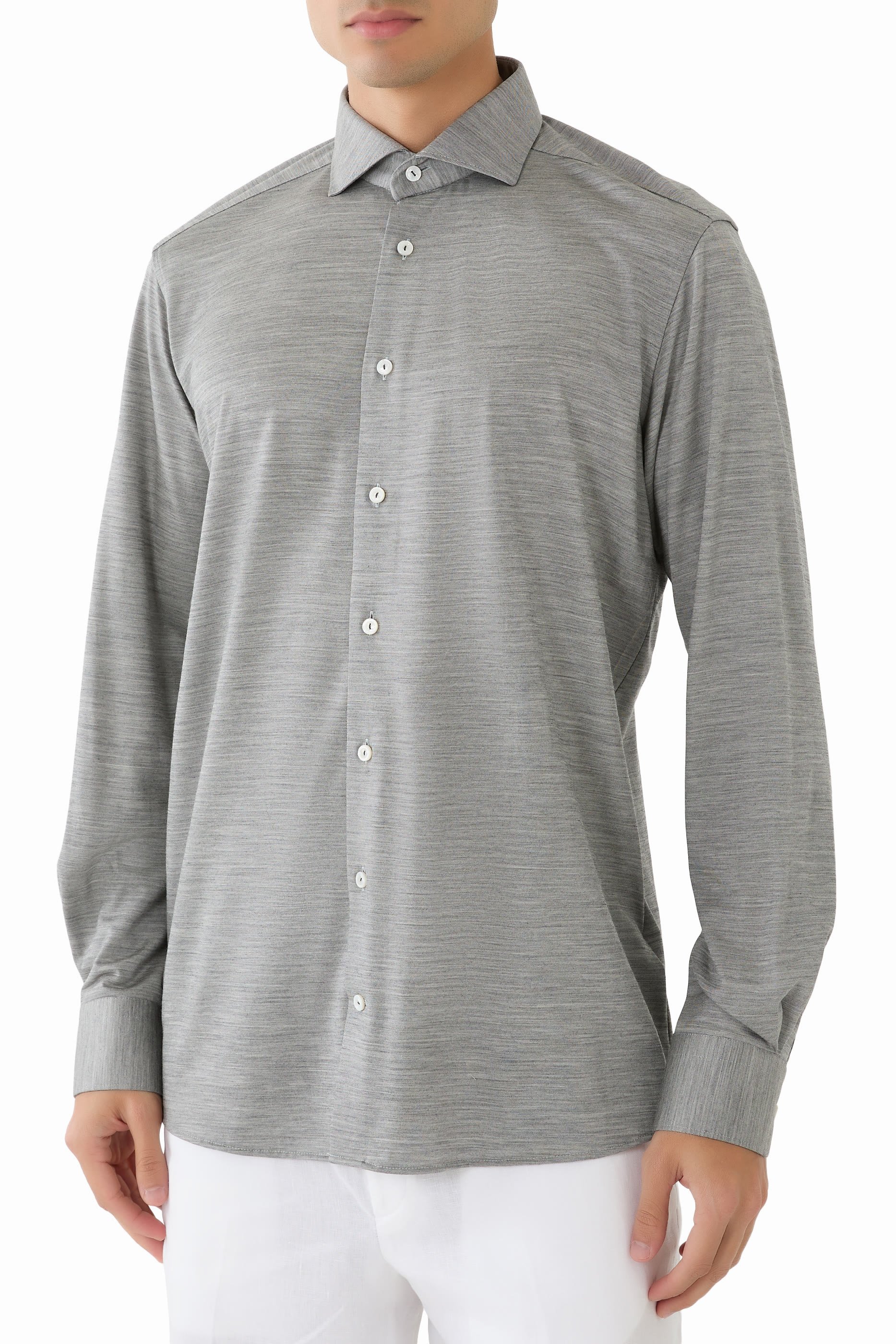 قميص صوف ميرينو ولايوسيل جيرسيه