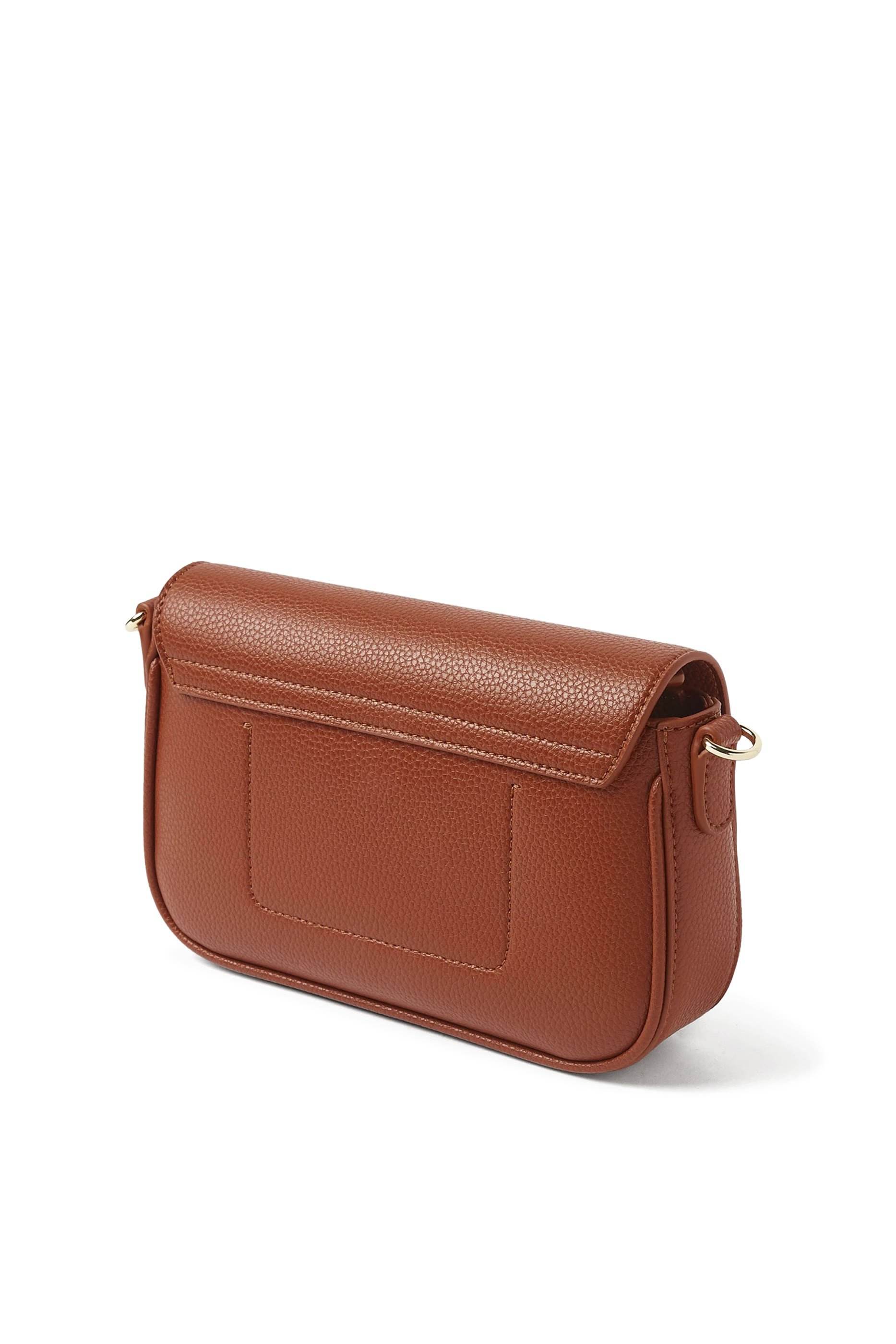 حقيبة كتف صغيرة بطبعة جلد غزال جلد صناعي