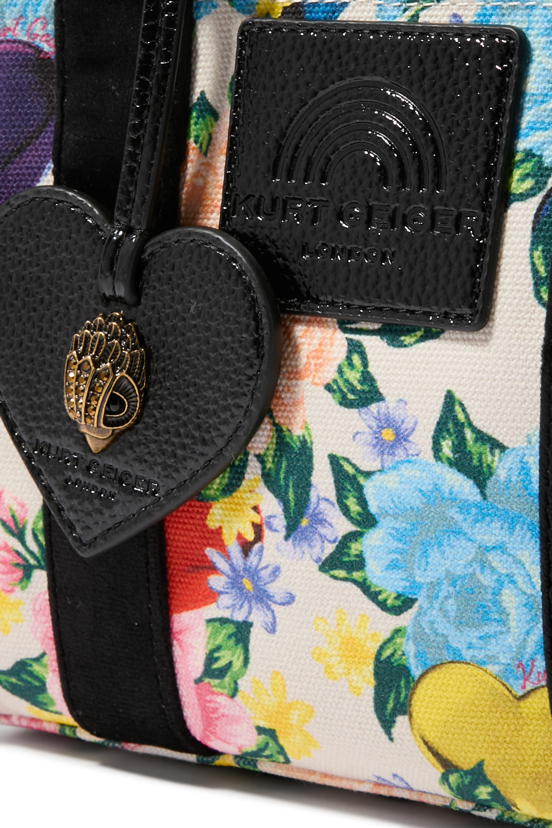 حقيبة يد ساوث بانك صغيرة بيد علوية ونقشة زهور