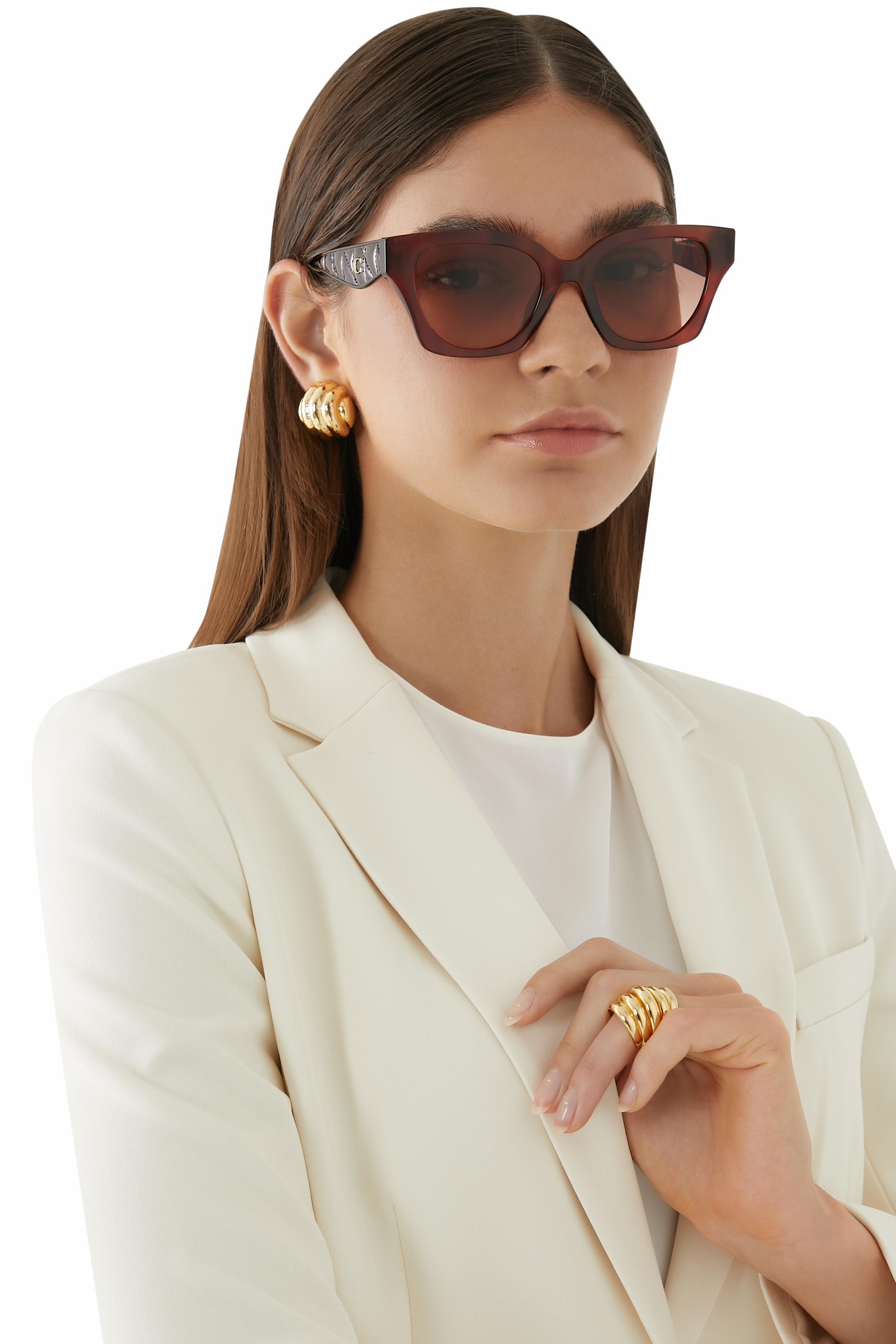 نظارة شمسية تابي بتفاصيل مبطنة وإطار D