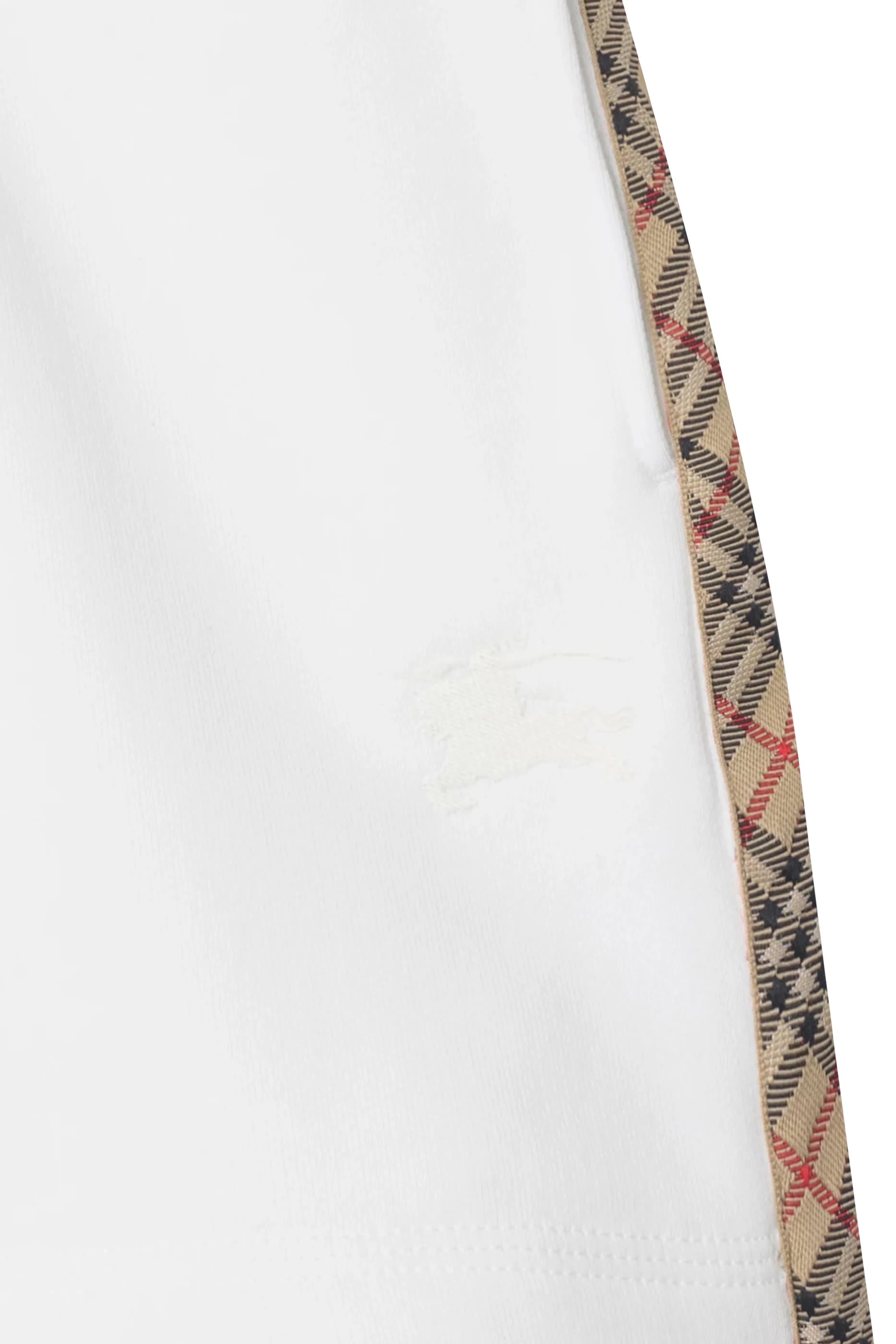 شورت بحواف بنقشة مربعات قطن للأطفال