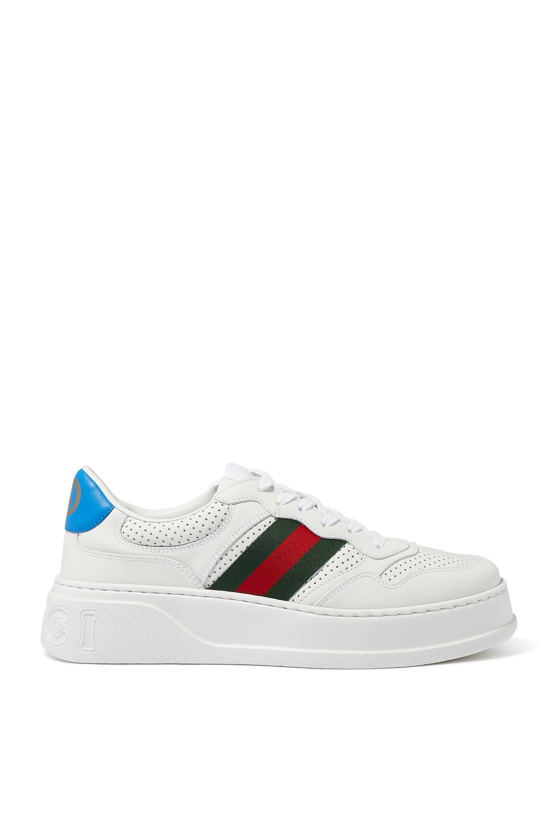 سنيكرز جلد مزين بشريط