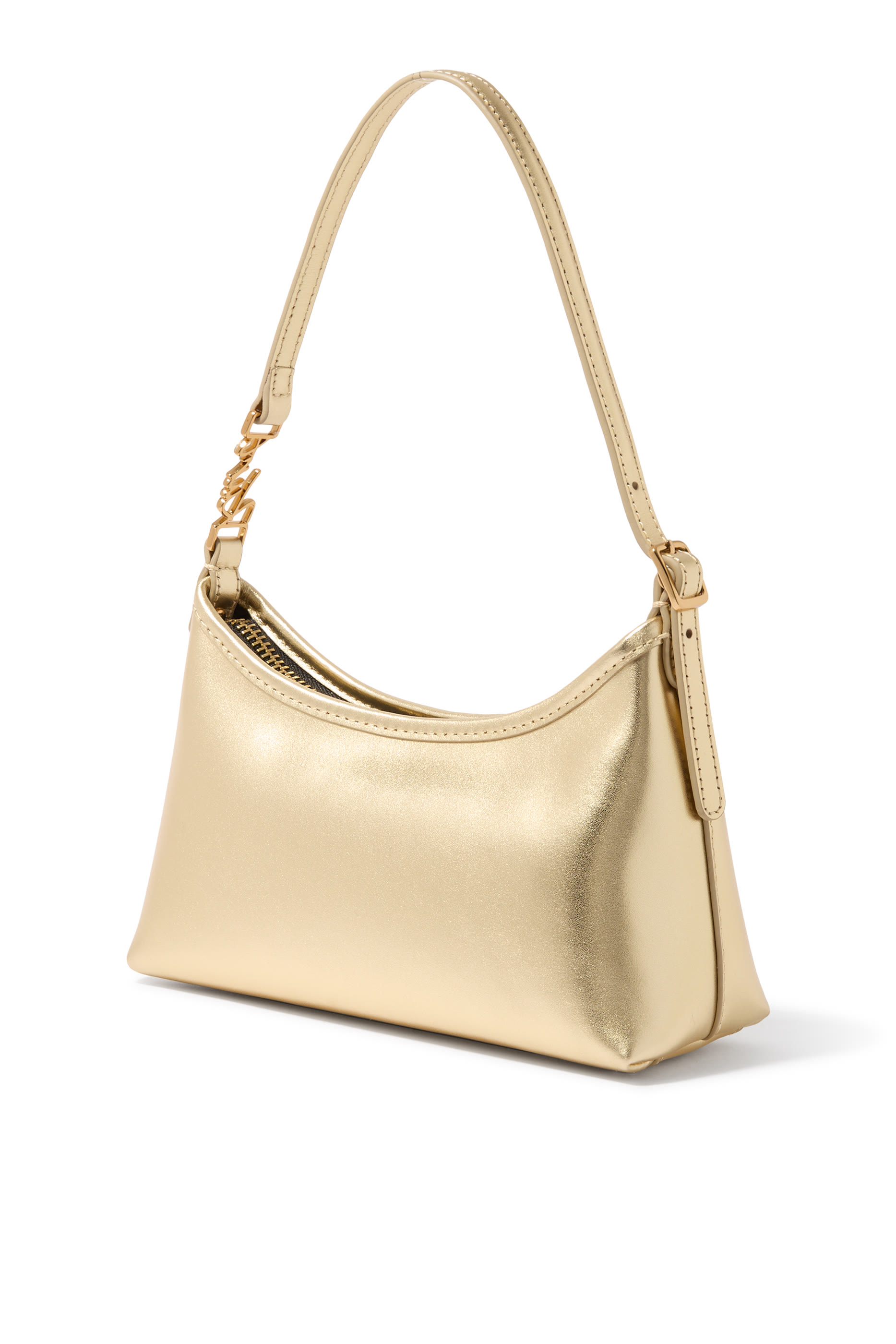 حقيبة بحمالة وشعار الماركة